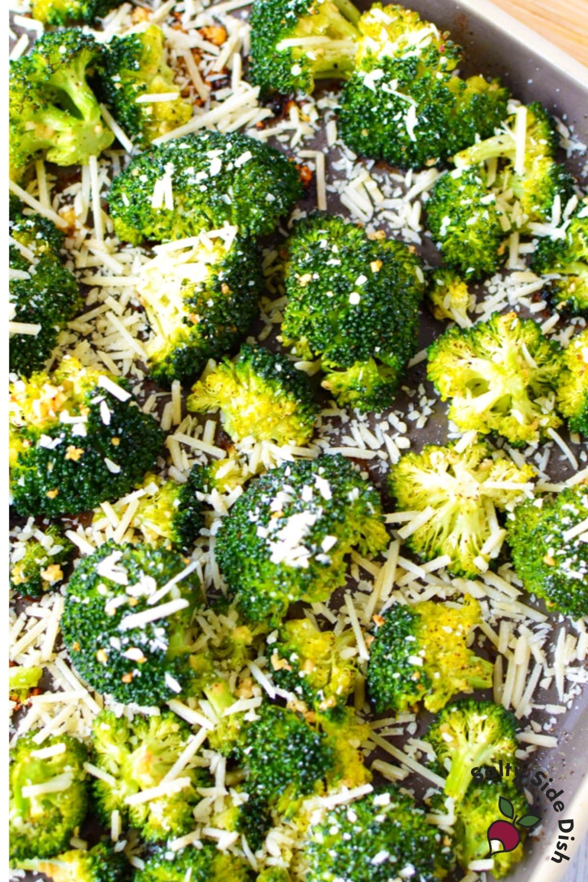 Garlic Broccoli with Parmesan oven baked