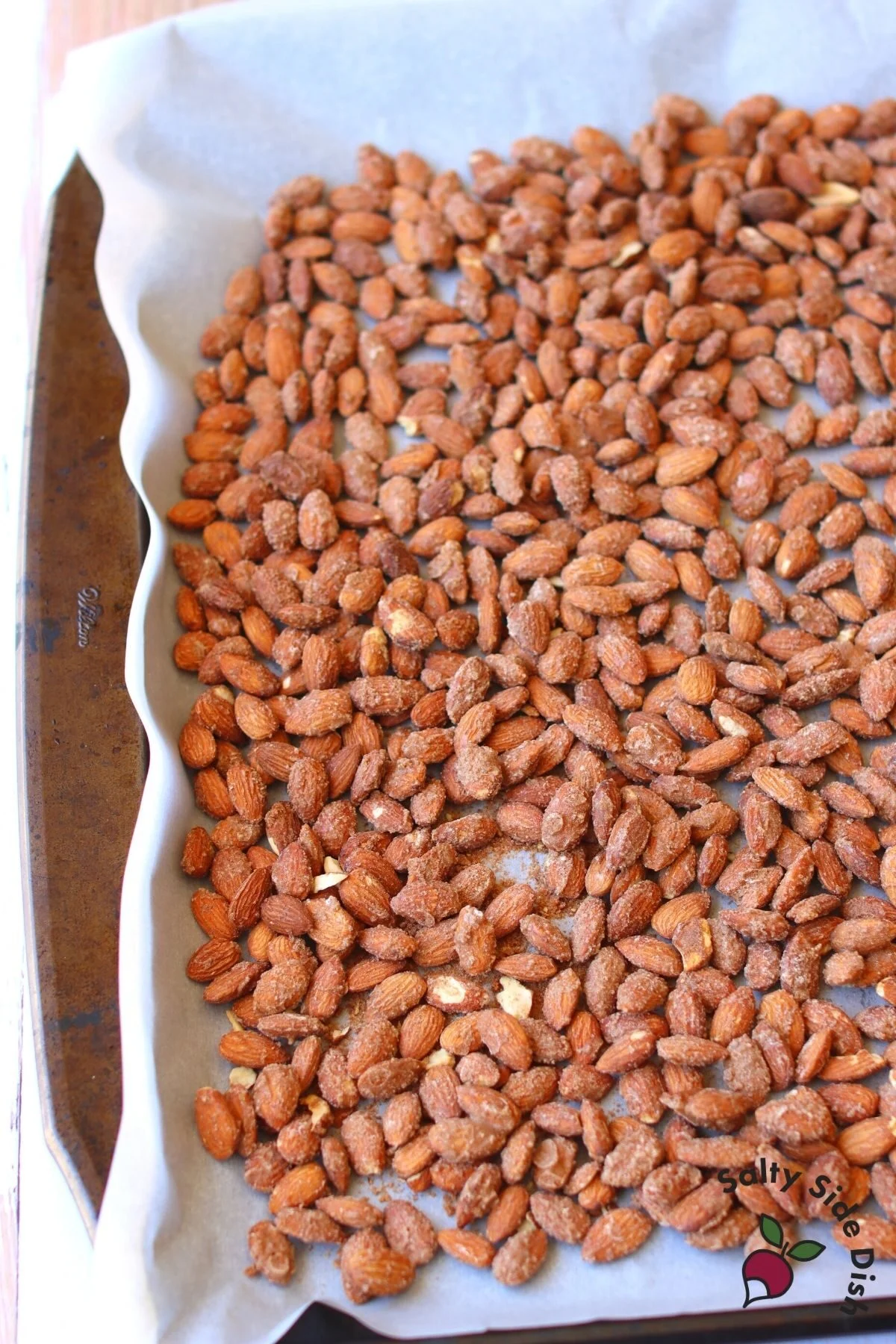 toasted almonds in the oven