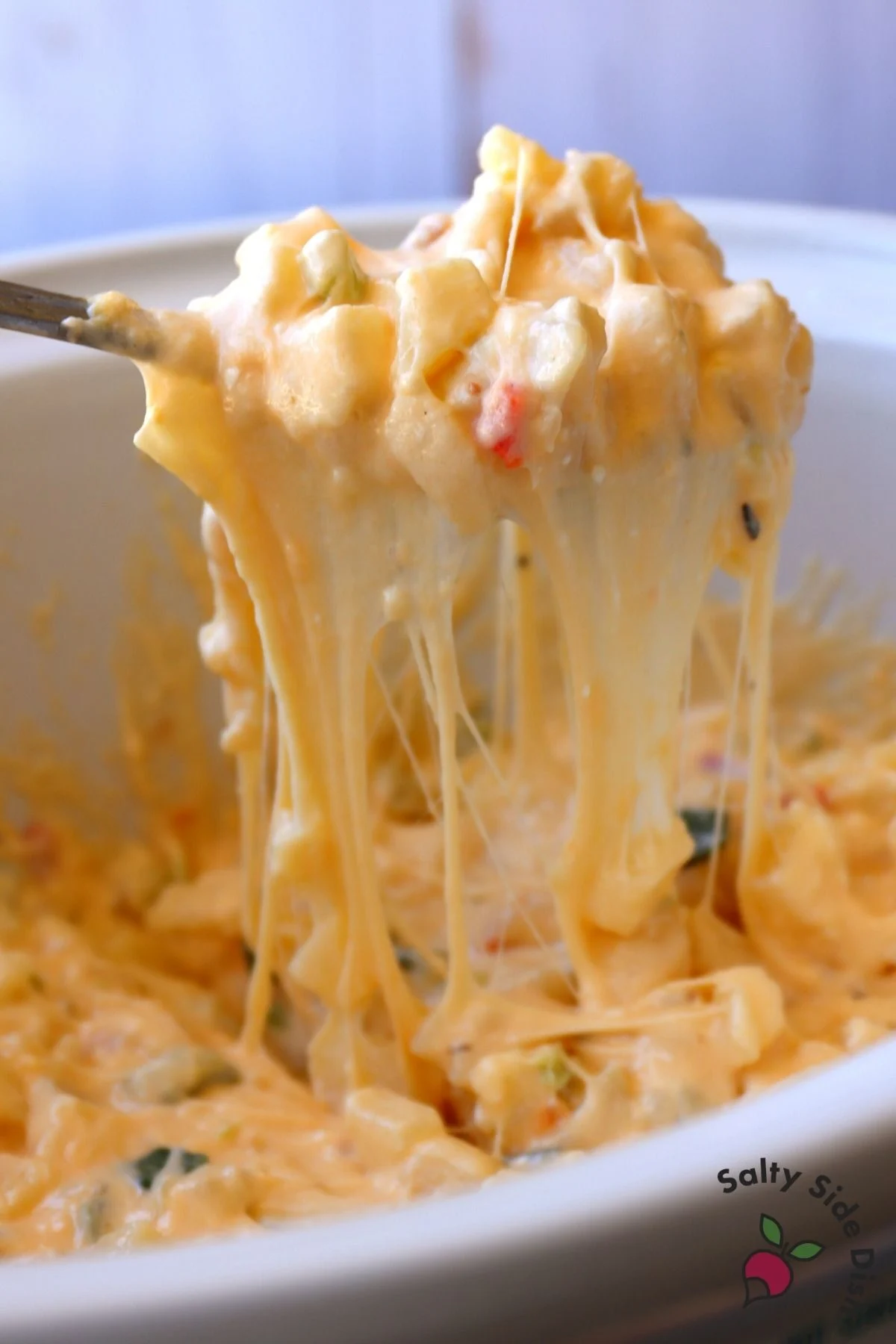 cheesy potatoes made with hash browns