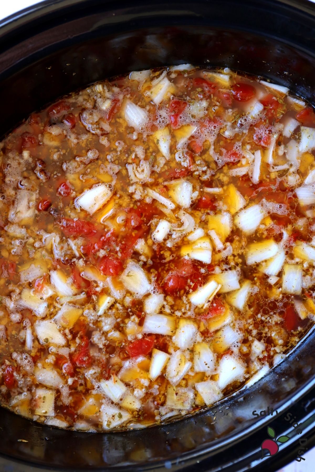 slow cooker Mexican soup