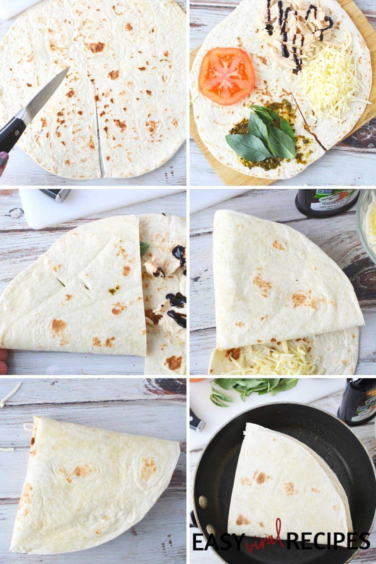 folding tortilla wrap from tiktok