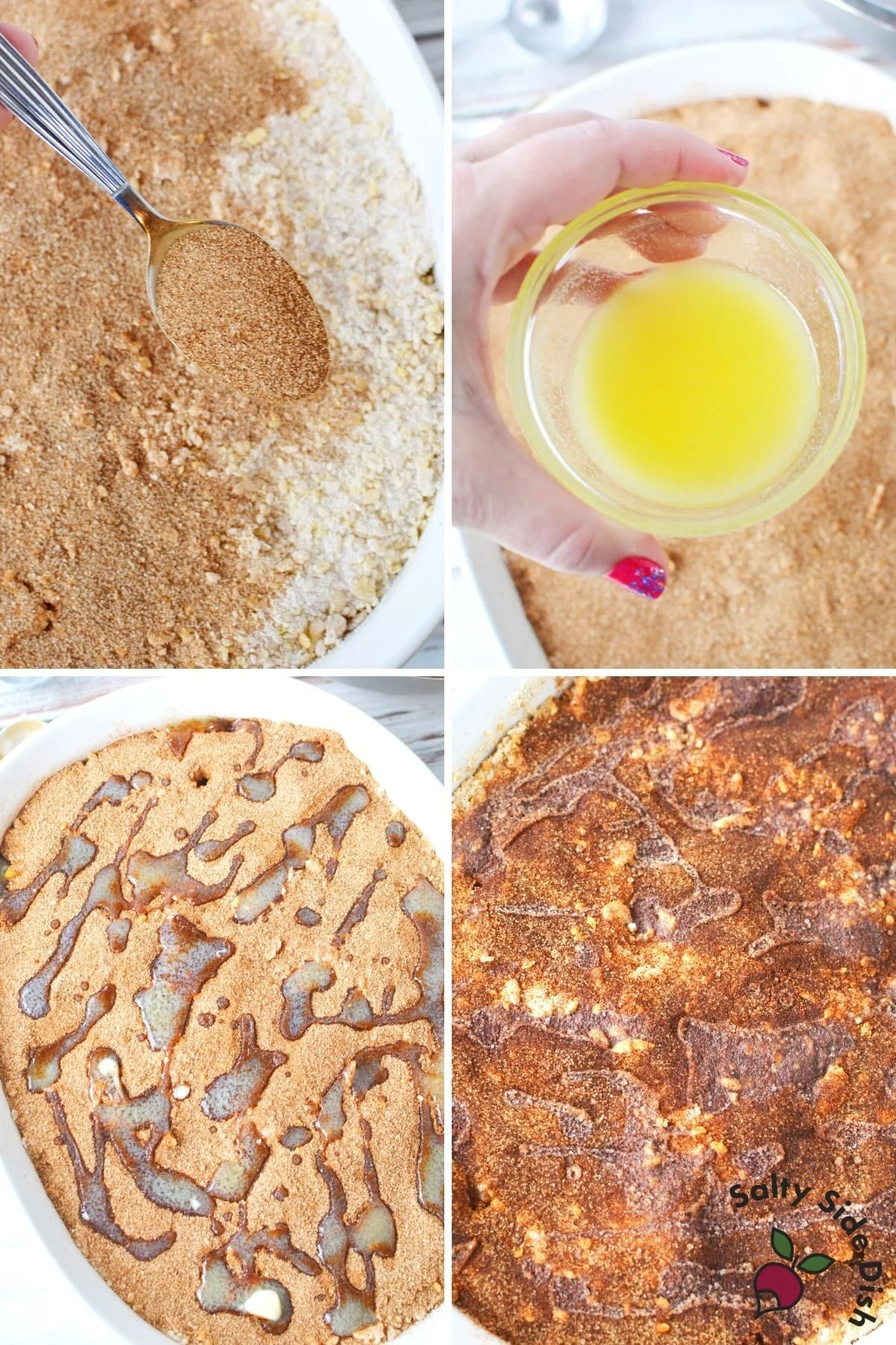 apple cinnamon sugar topping