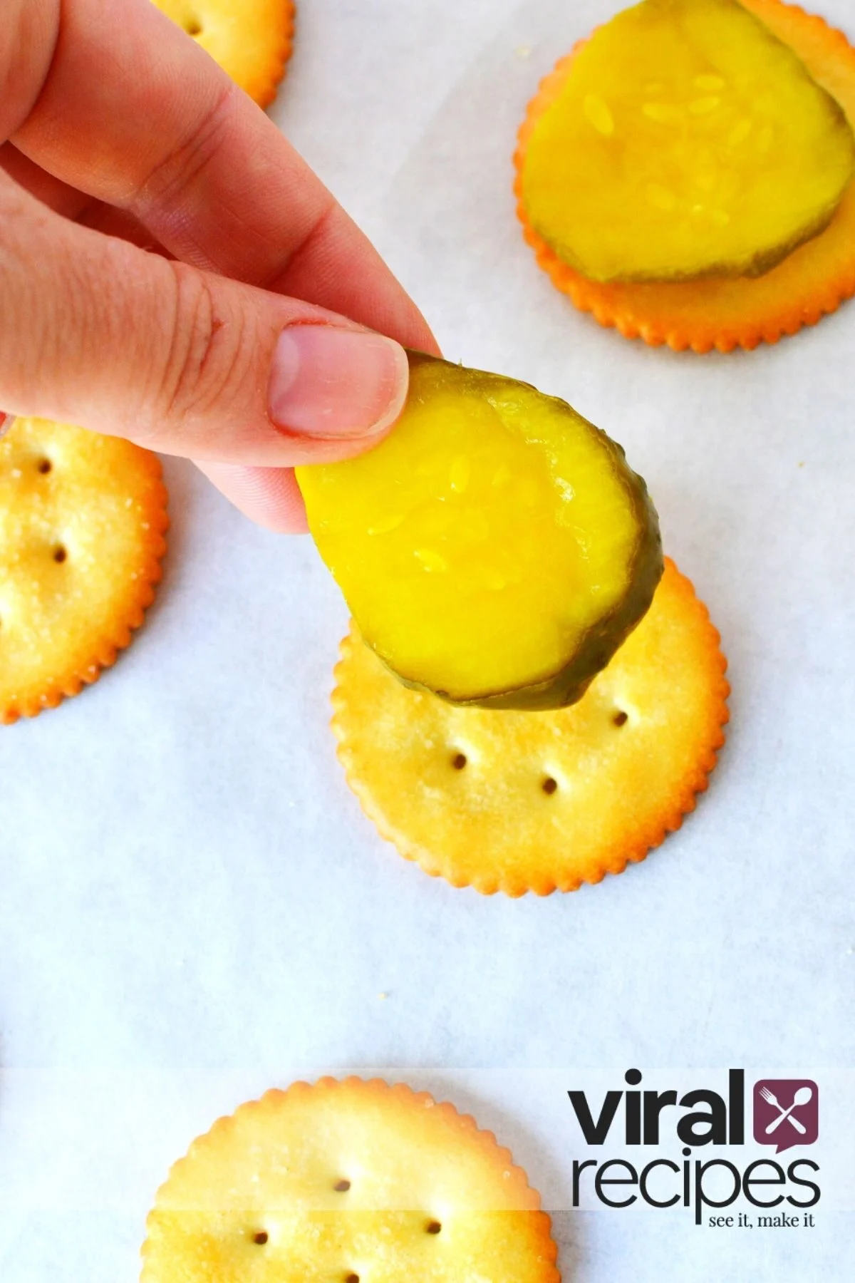 holding a pickle