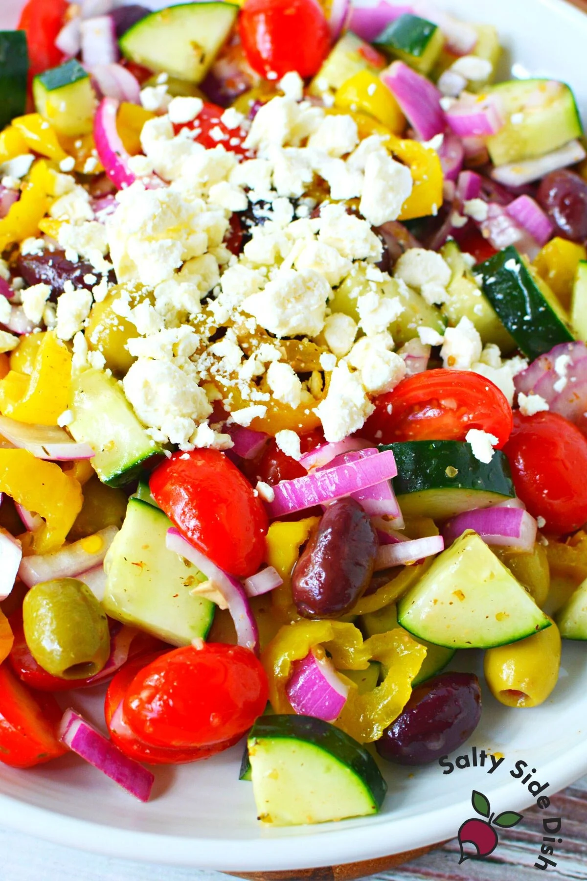 Greek Salad with Feta Cheese recipe.