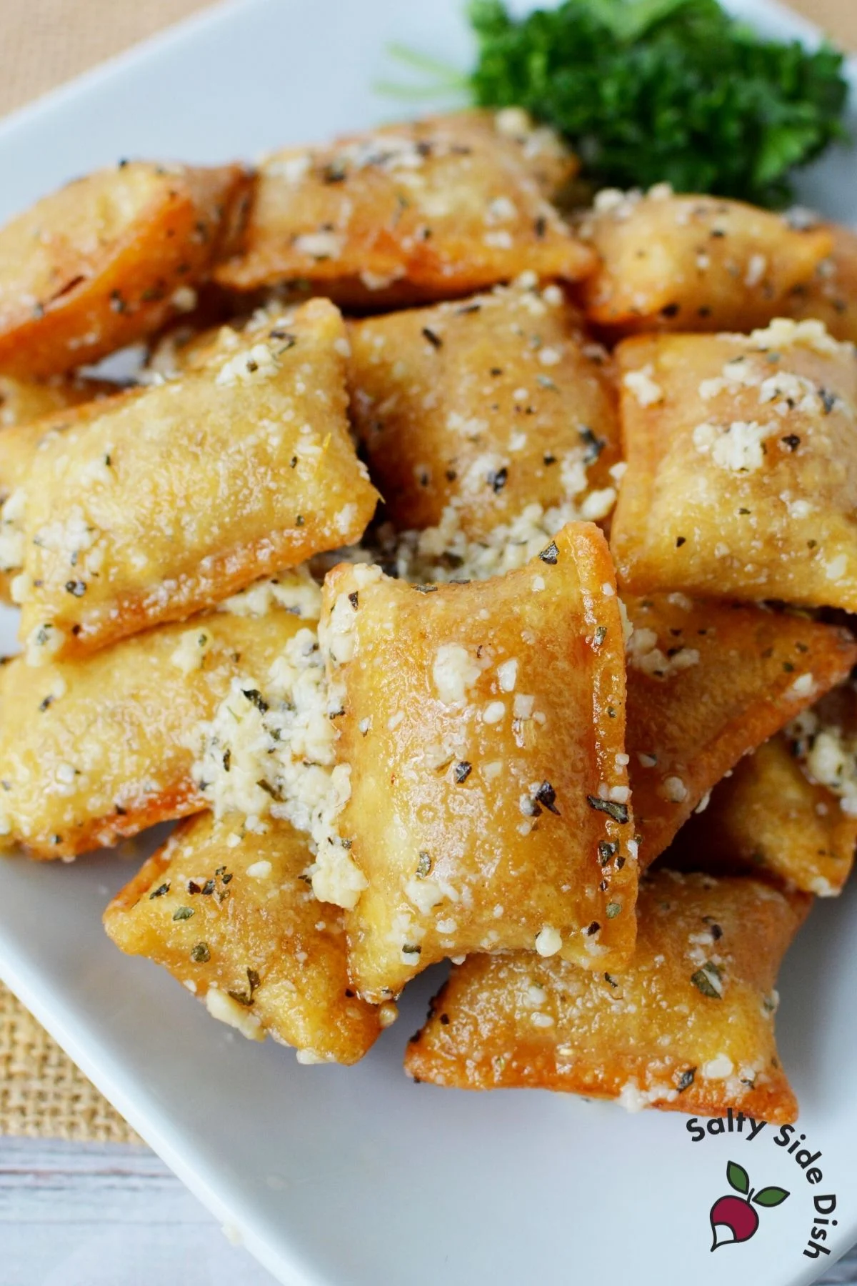 Garlic Parmesan Pizza Rolls