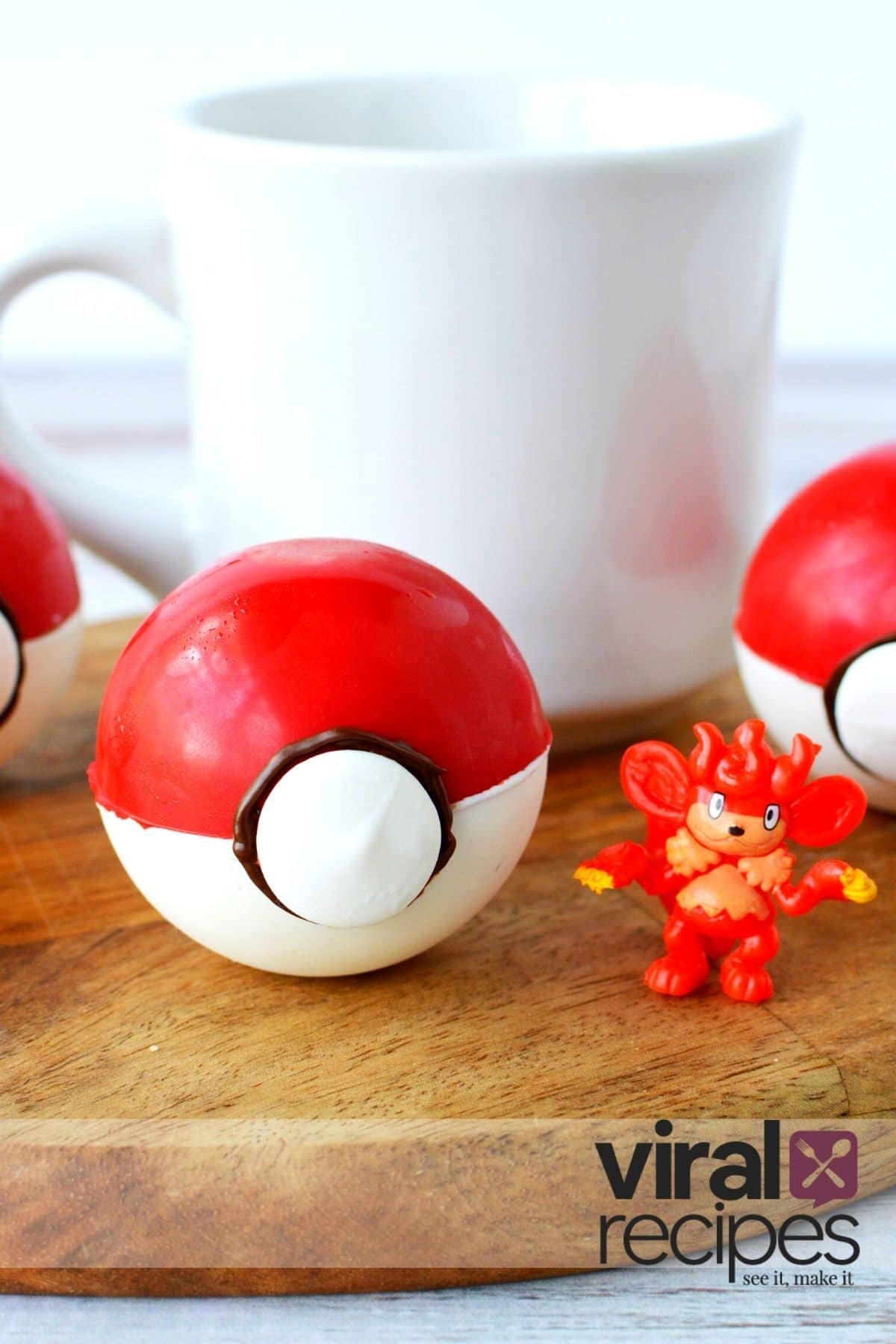pokeball hot chocolate bombs diy recipe Poké Ball