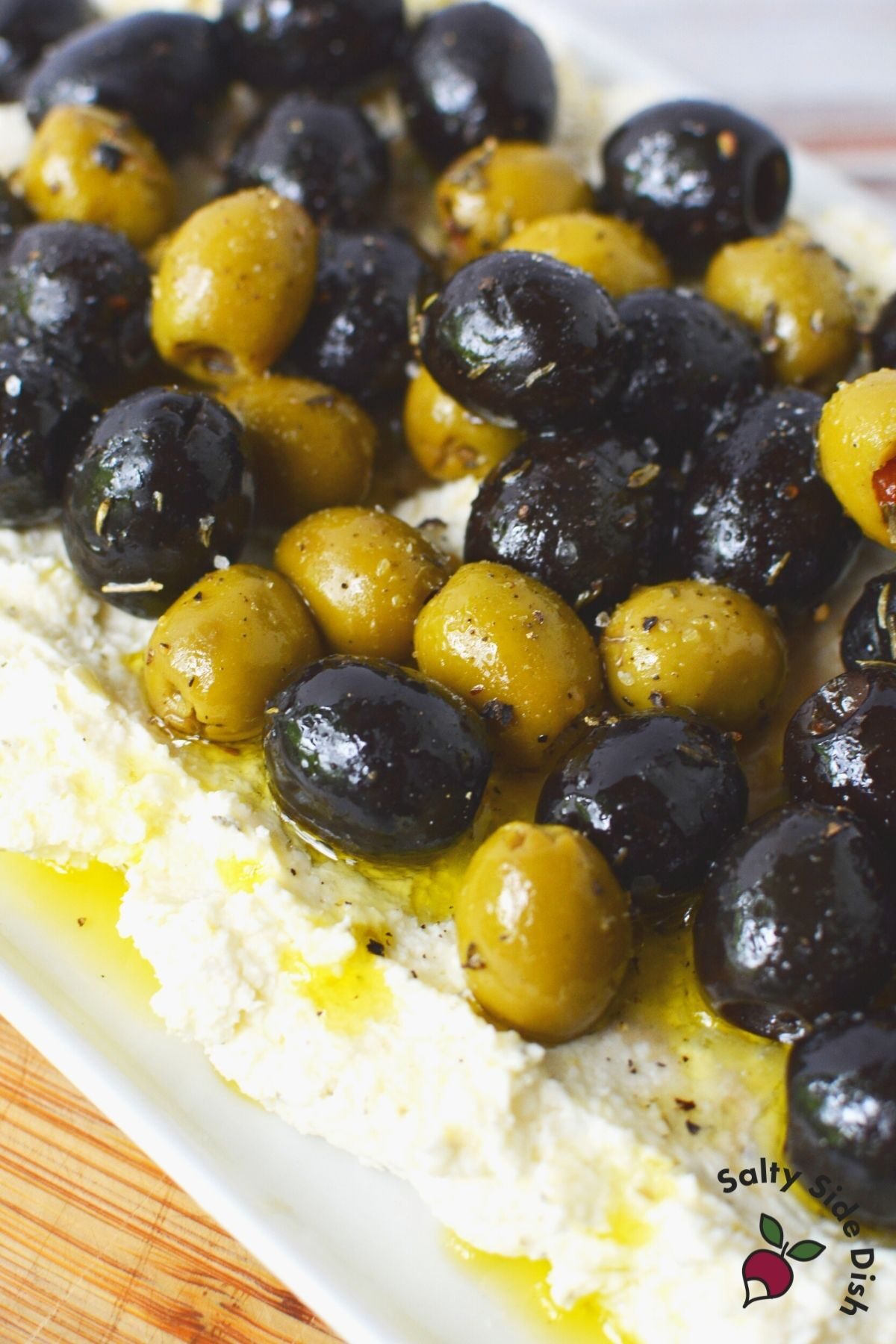 whipped olive feta dip