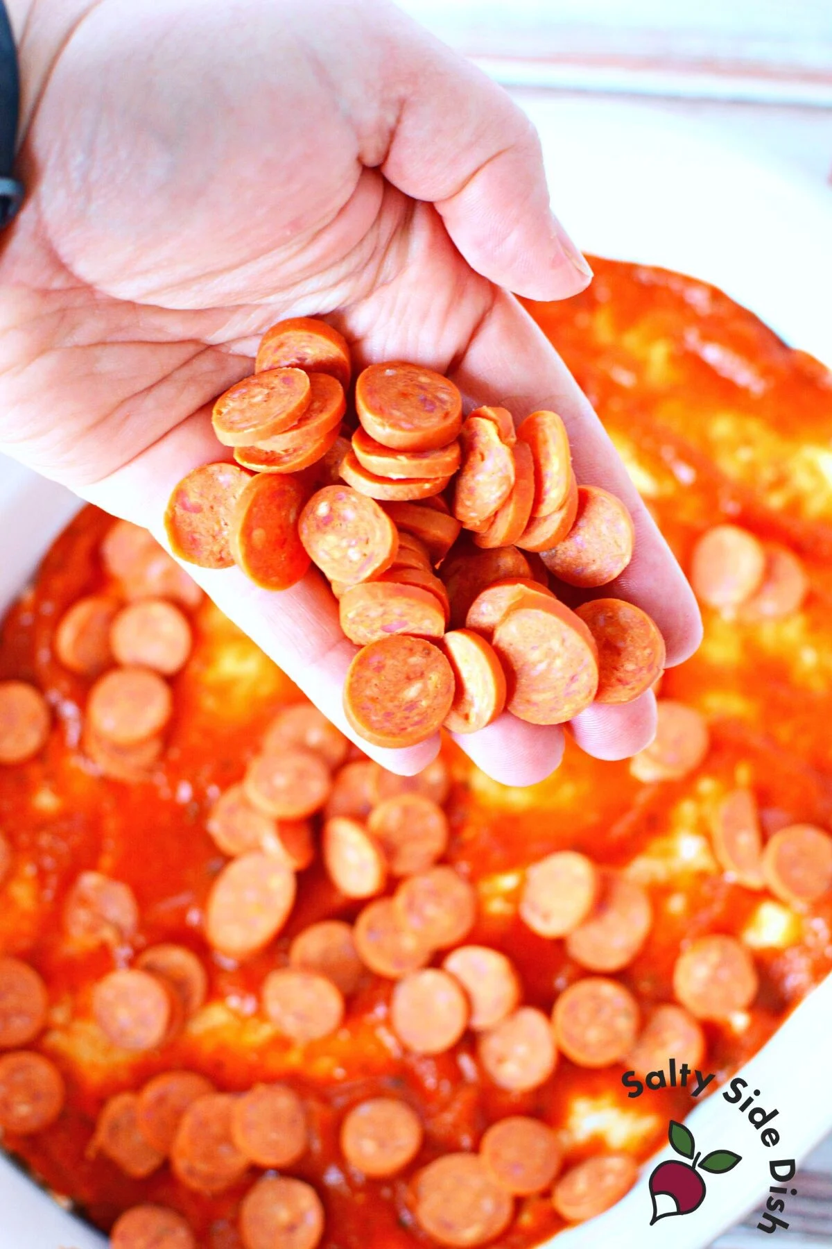mini pepperonis.