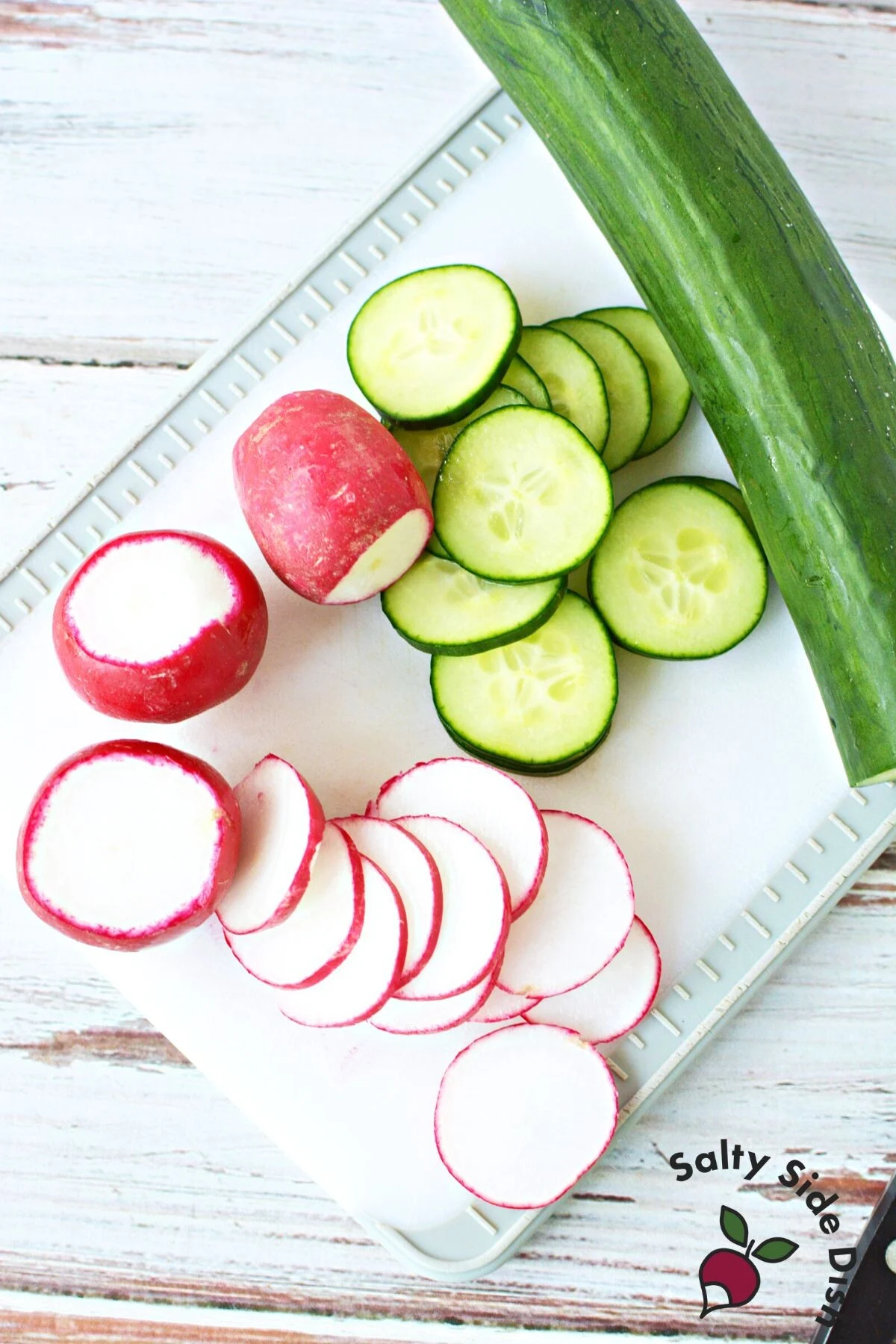 cucumber salad recipe with radish and dill.