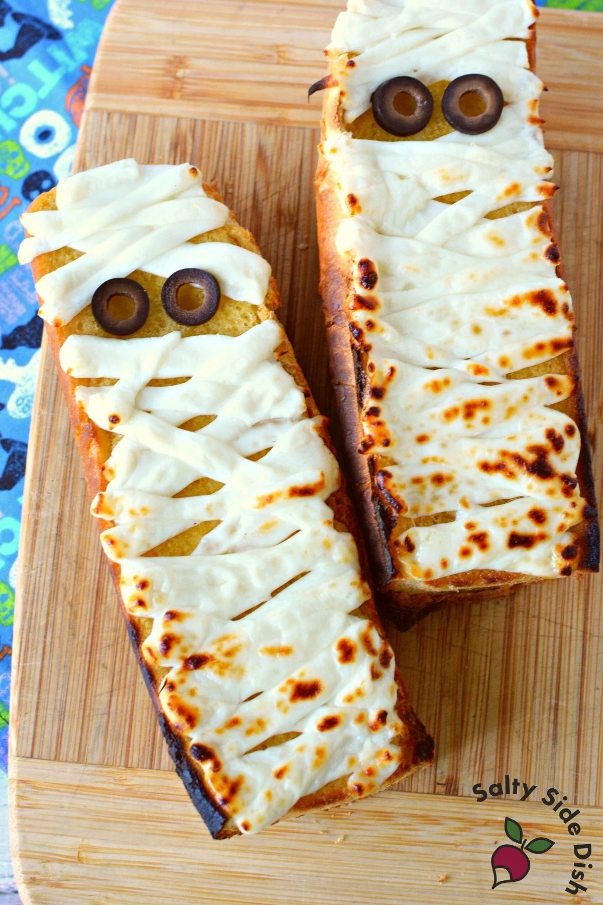 Halloween Garlic Bread