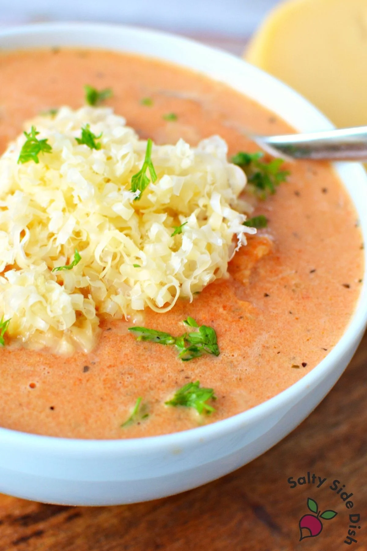Roasted Red Pepper Gouda Soup