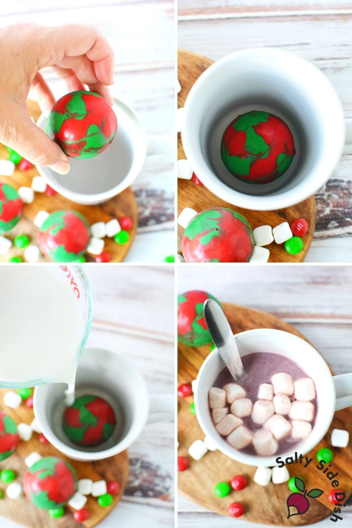 christmas hot chocolate bombs recipe.