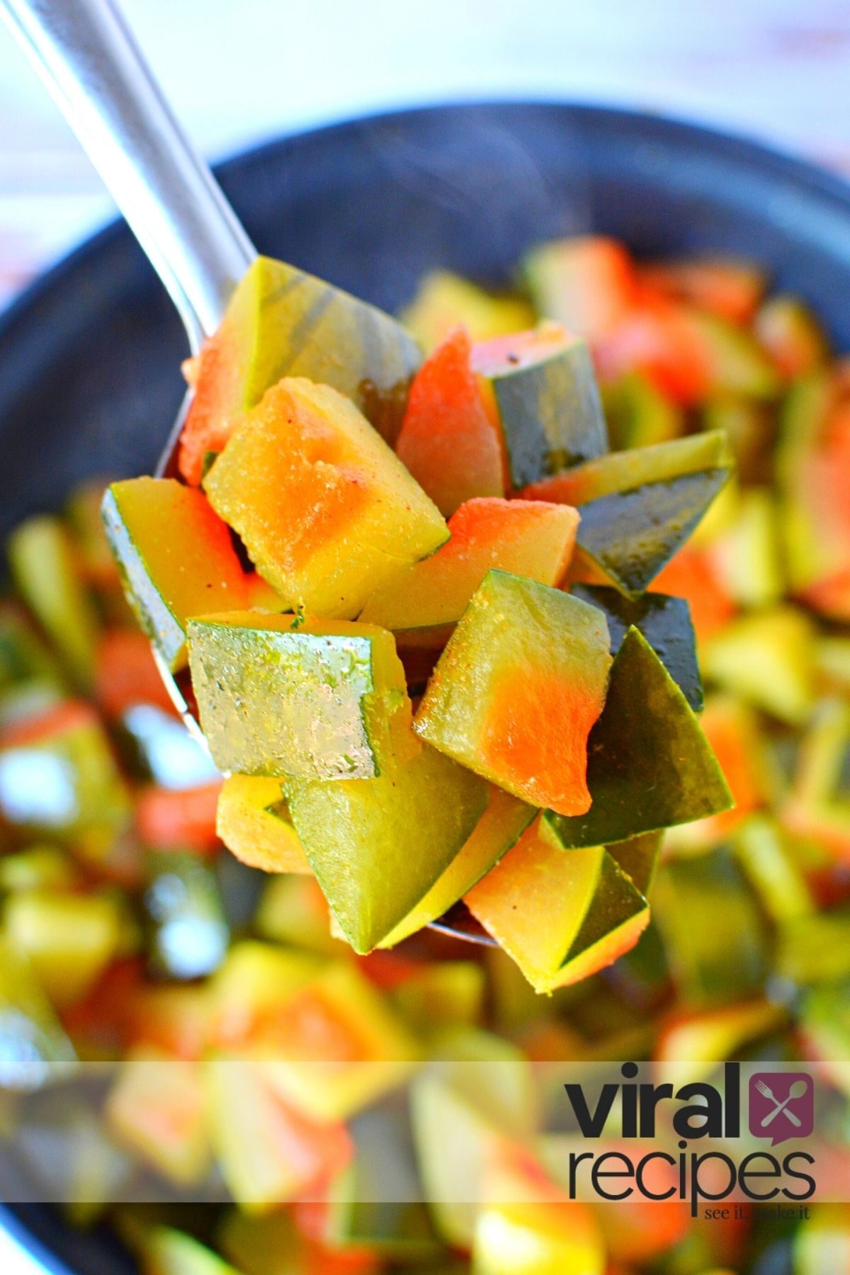 spoonful of watermelon rinds.