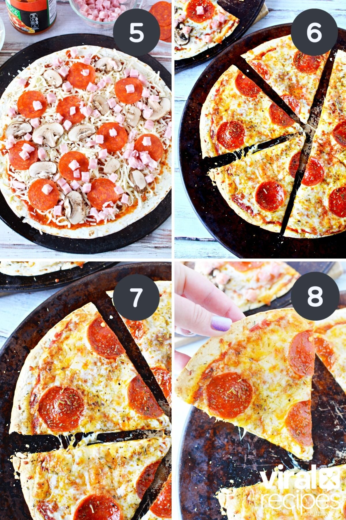 cheesy crispy pizza.
