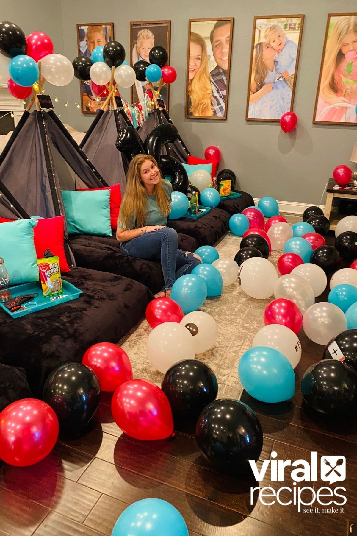 tiktok balloon arch set.