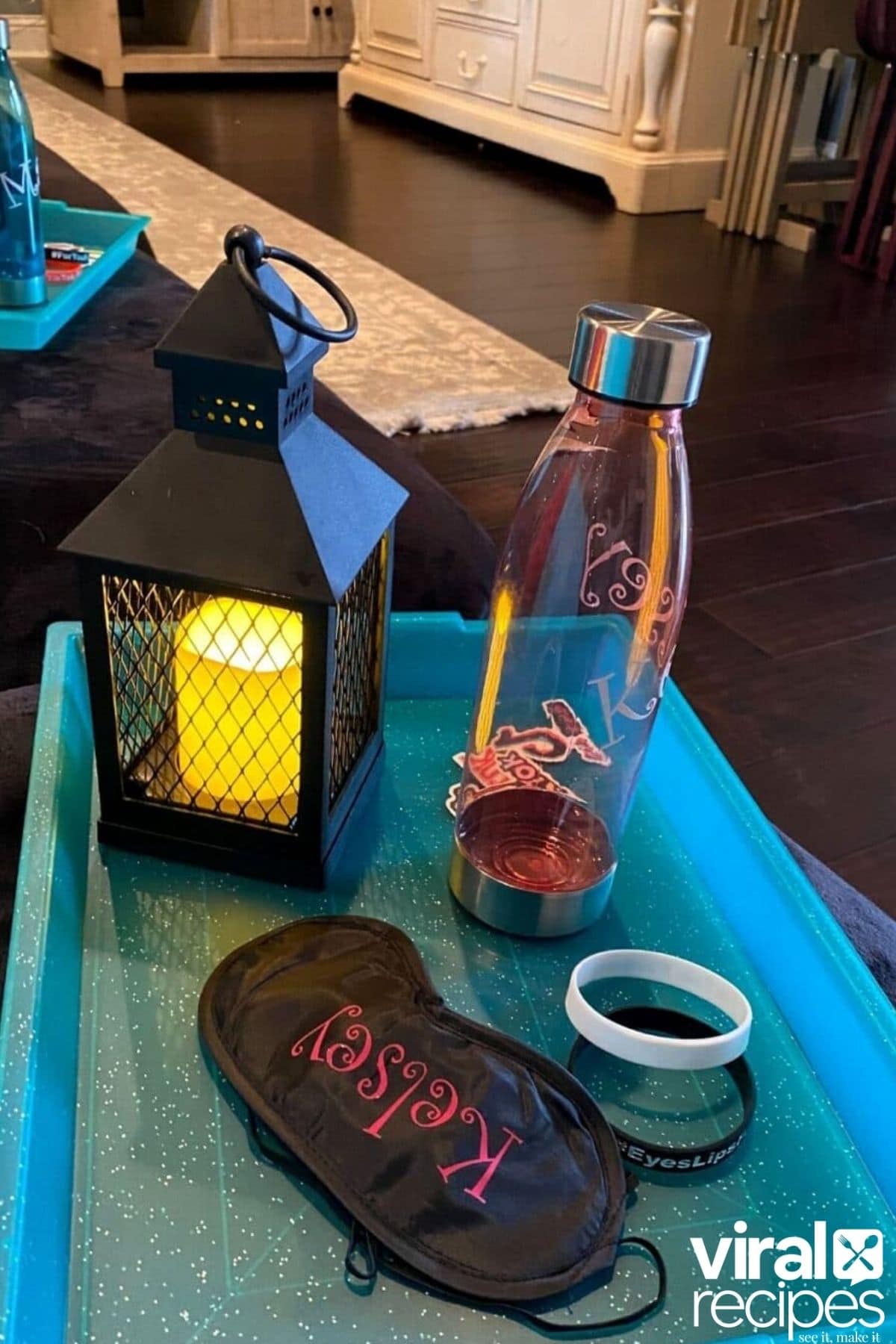 tiktok serving tray for birthday party.