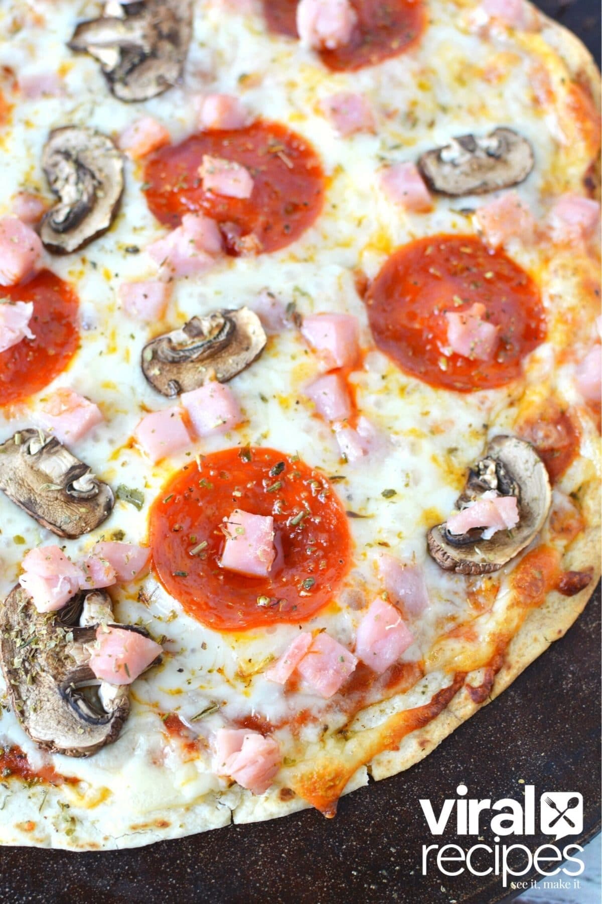 tiktok tortilla pizza recipe.