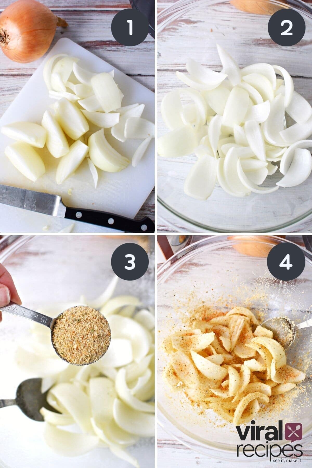 how to make air fried onions.