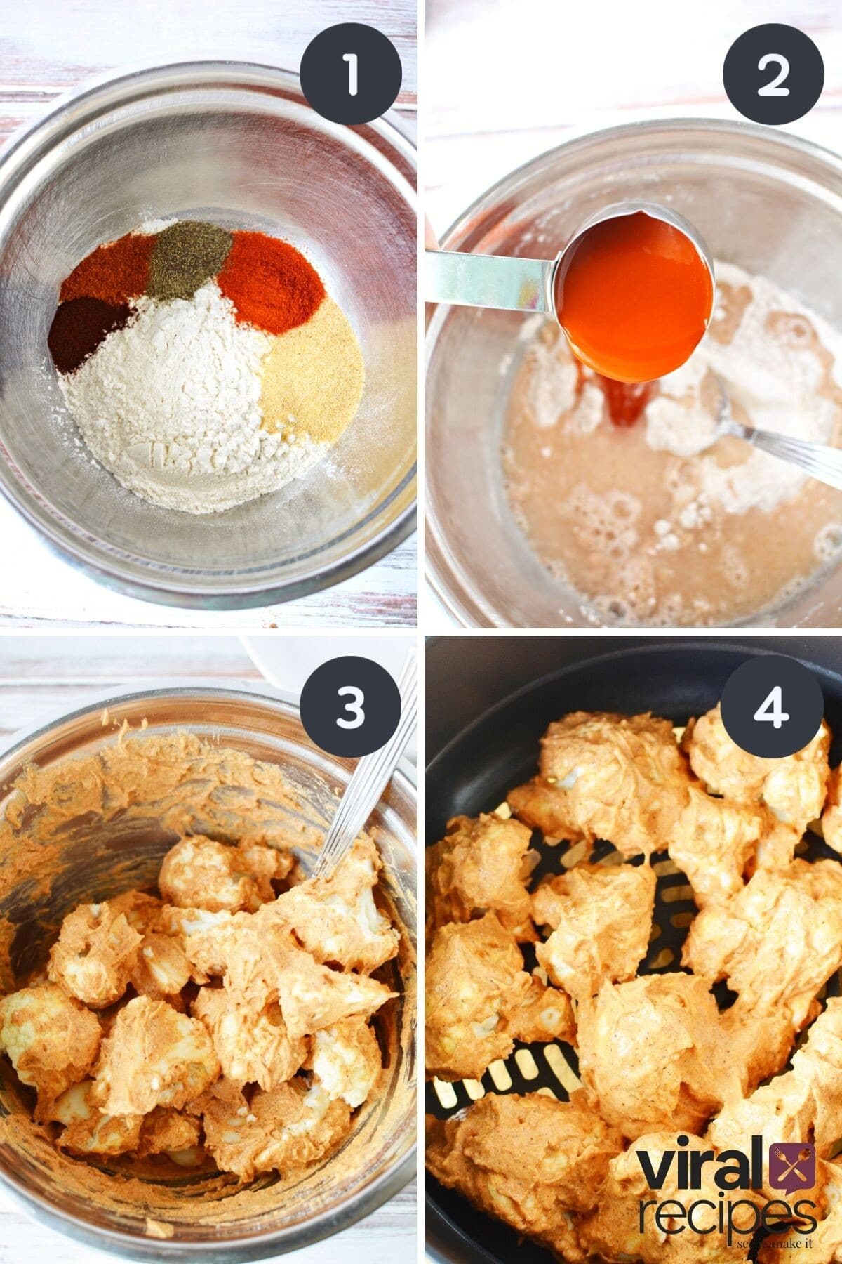 how to season hot spicy cauliflower.