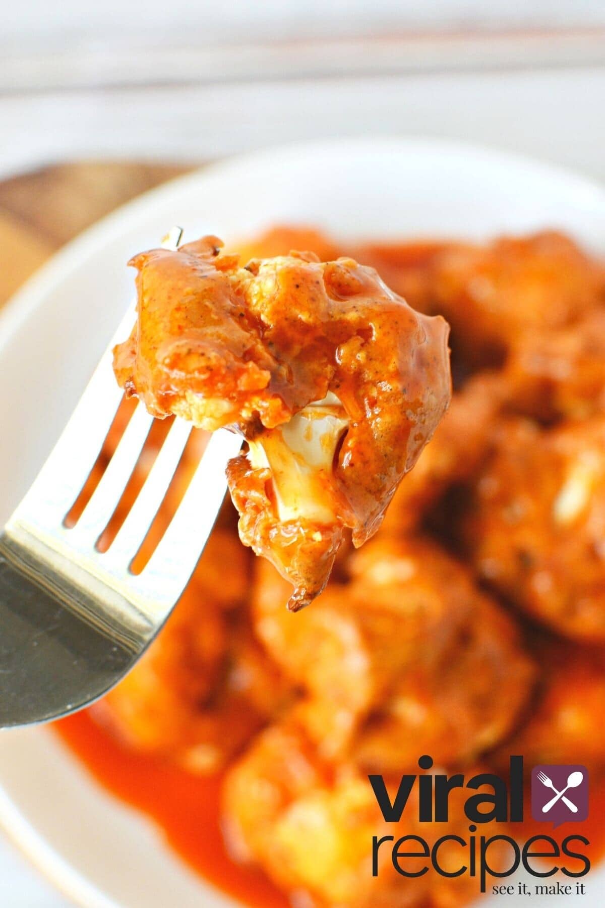 fork with hot nashville cauliflower.