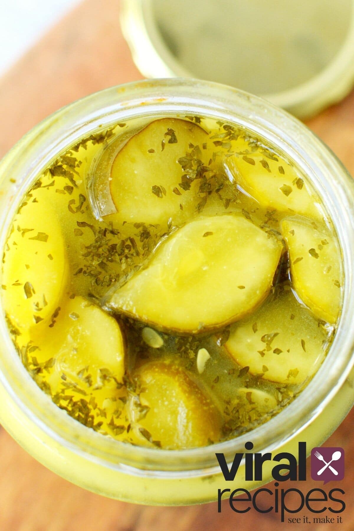 jar of ranch pickles.