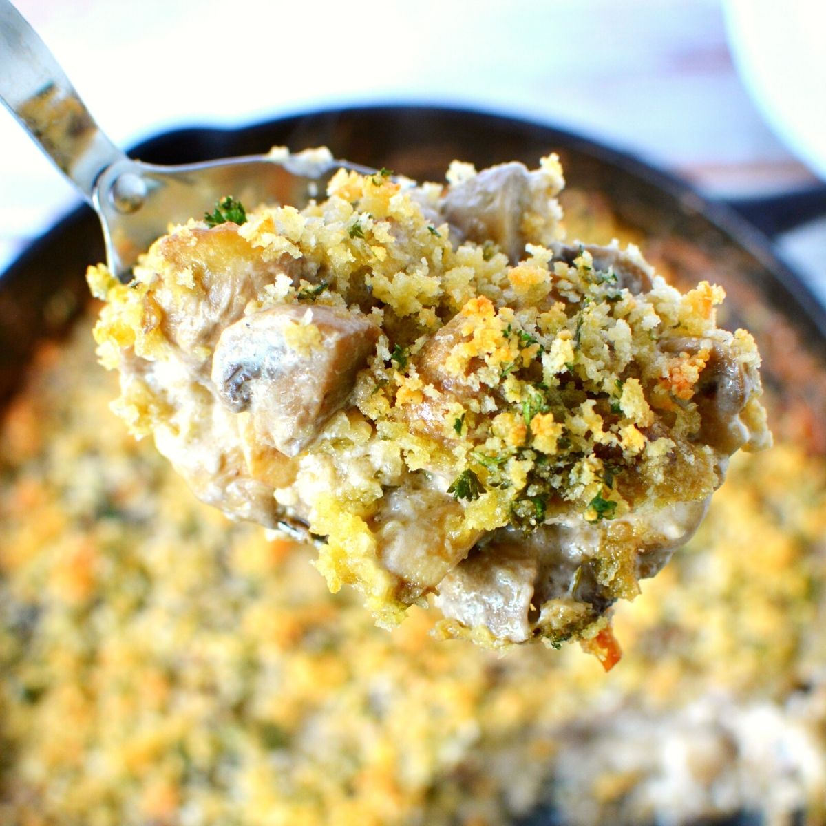 Stuffed Mushroom Casserole