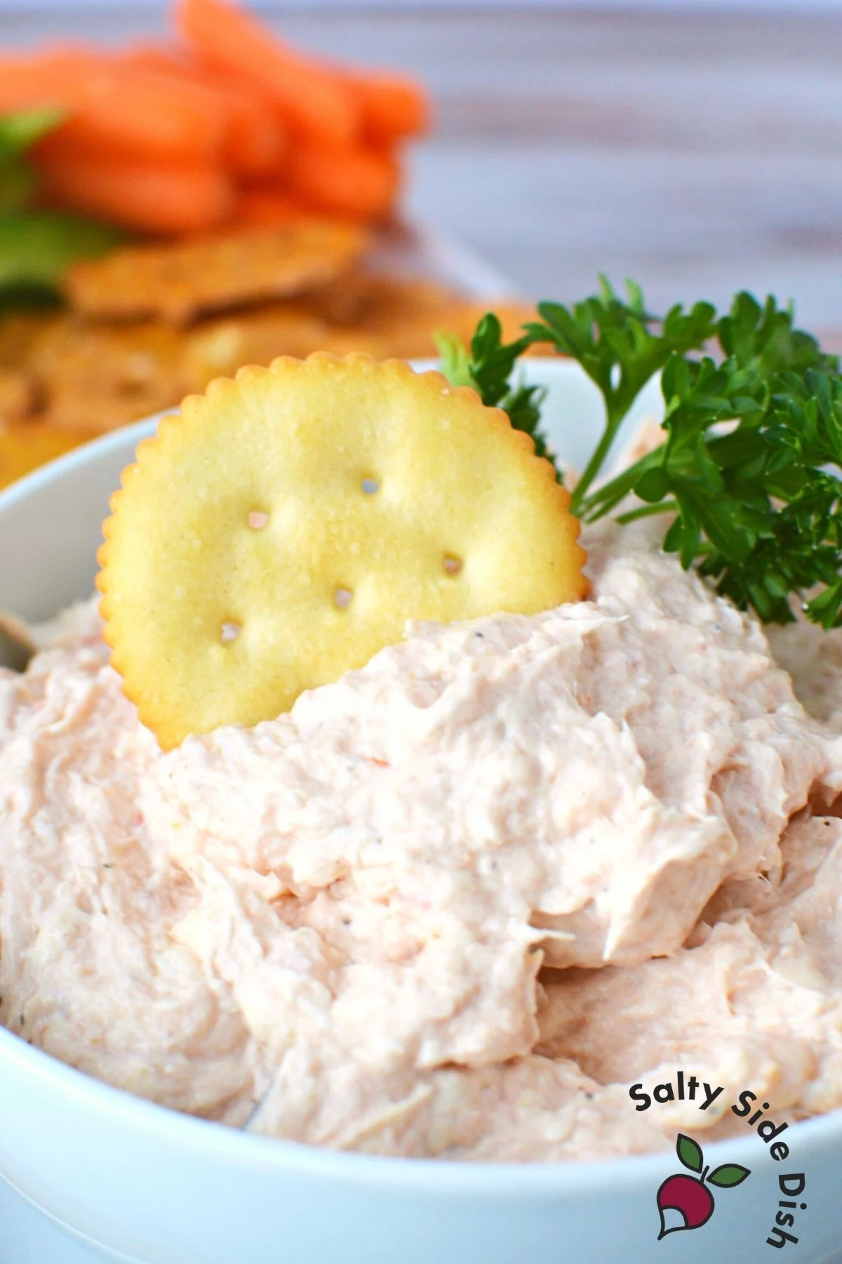 cream cheese tuna dip appetizer.