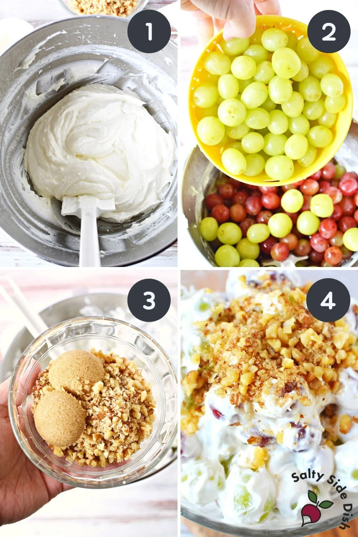 how to make grape salad recipe.