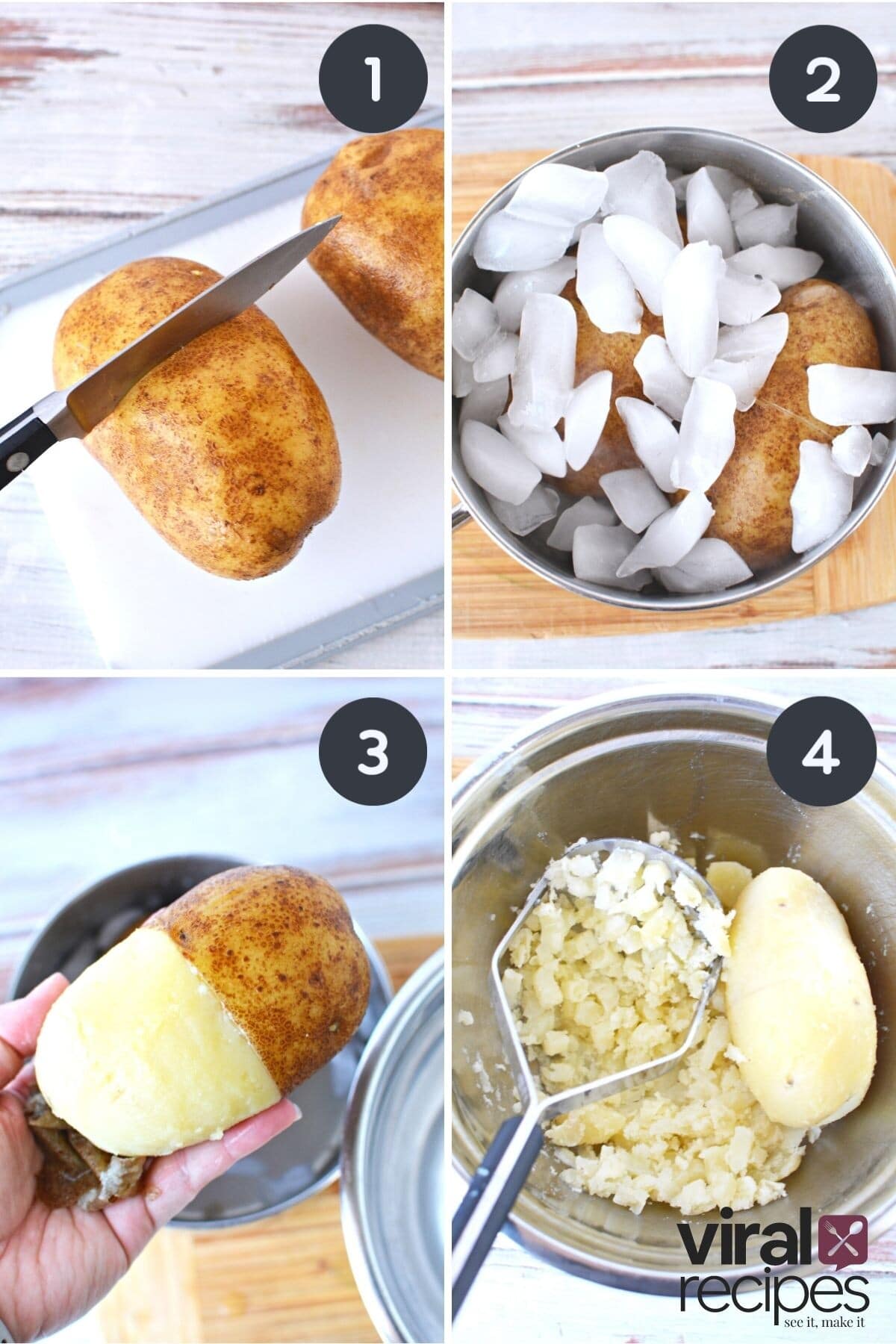 tiktok potato pillows with russet potatoes.