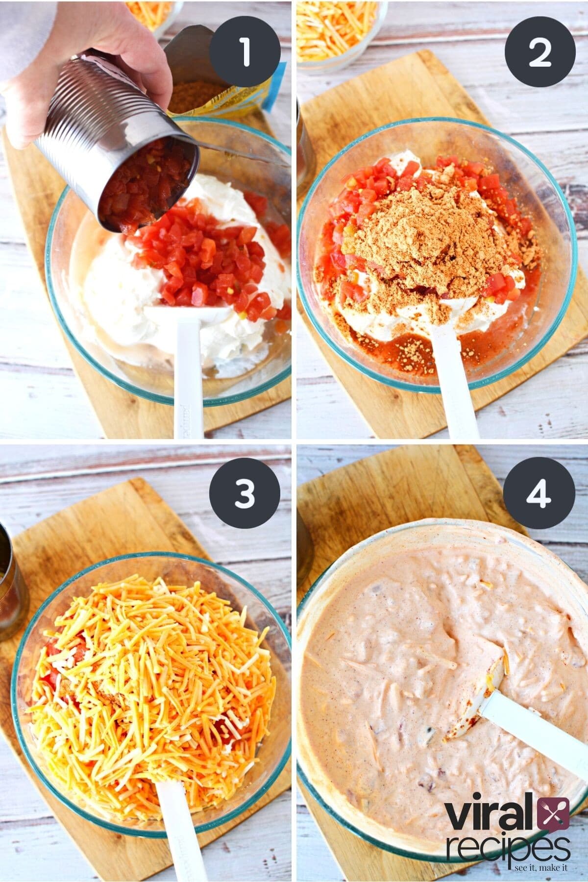 mixing up dip recipe for summer.