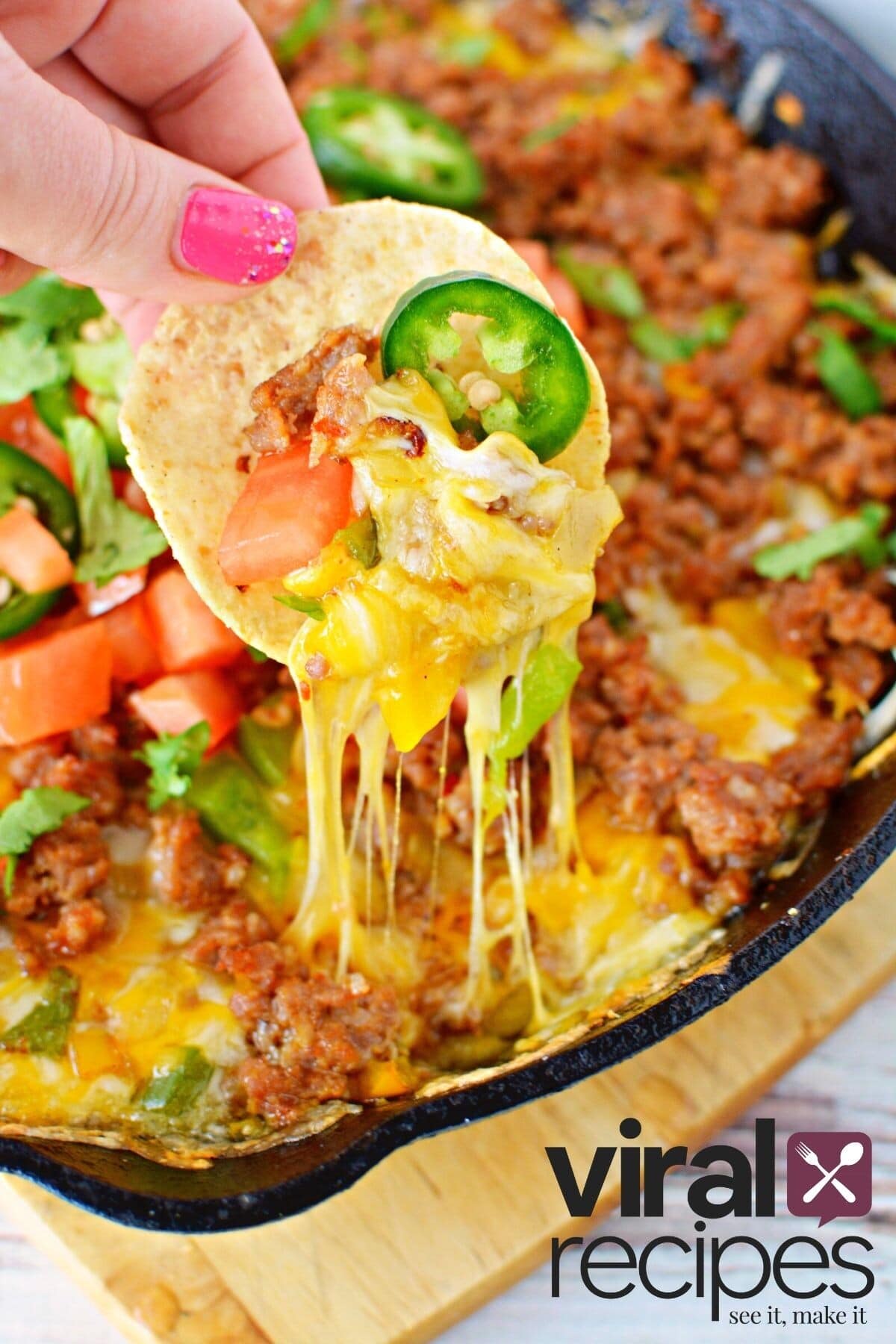 smoked queso dip is great as a dinner.