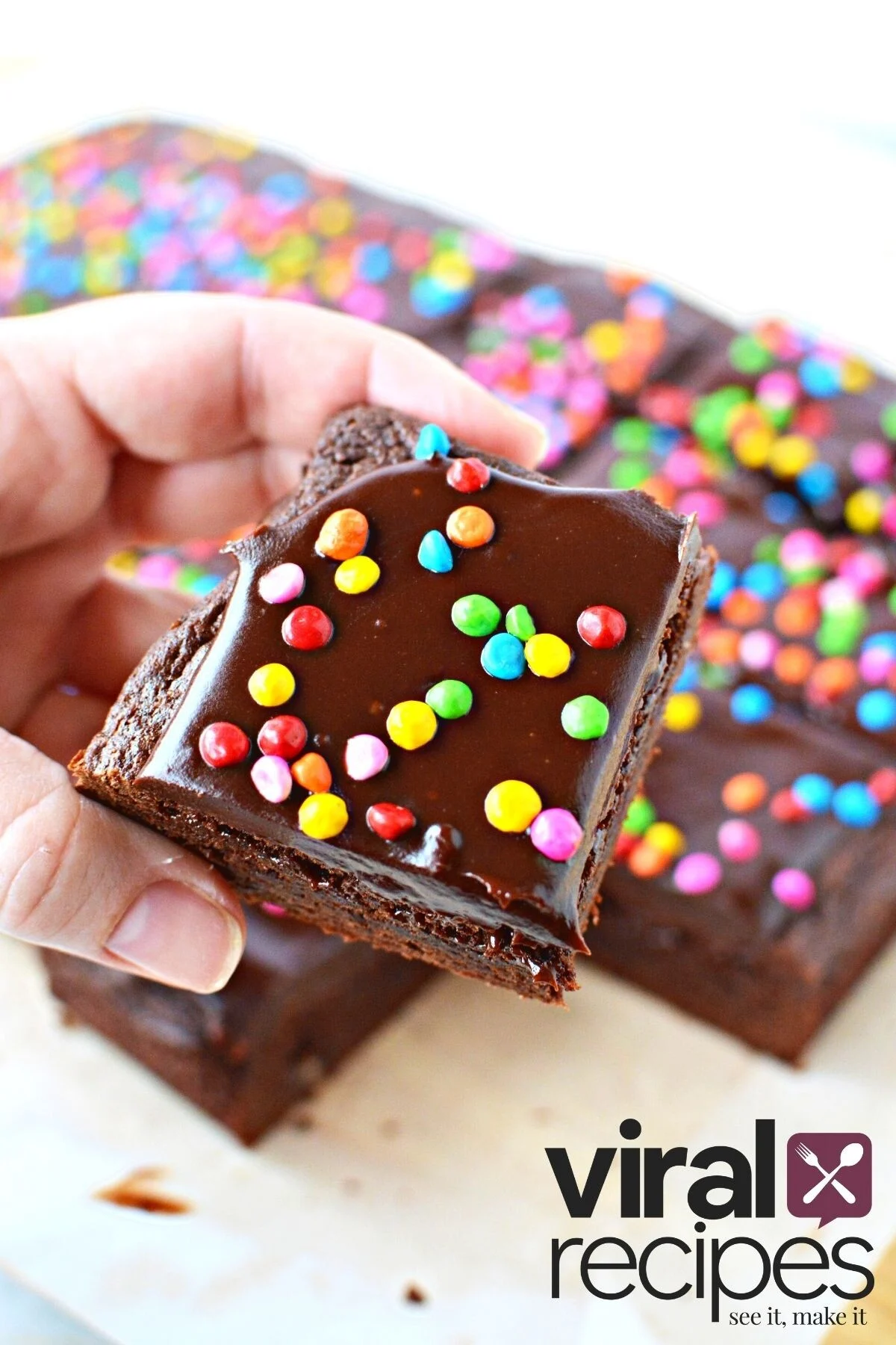 tiktok cosmic brownie being held.