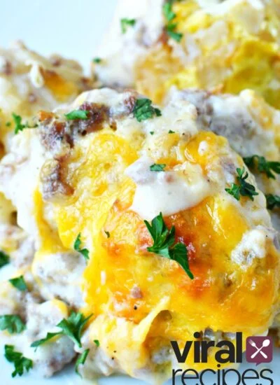 biscuits and gravy breakfast casserole recipe.