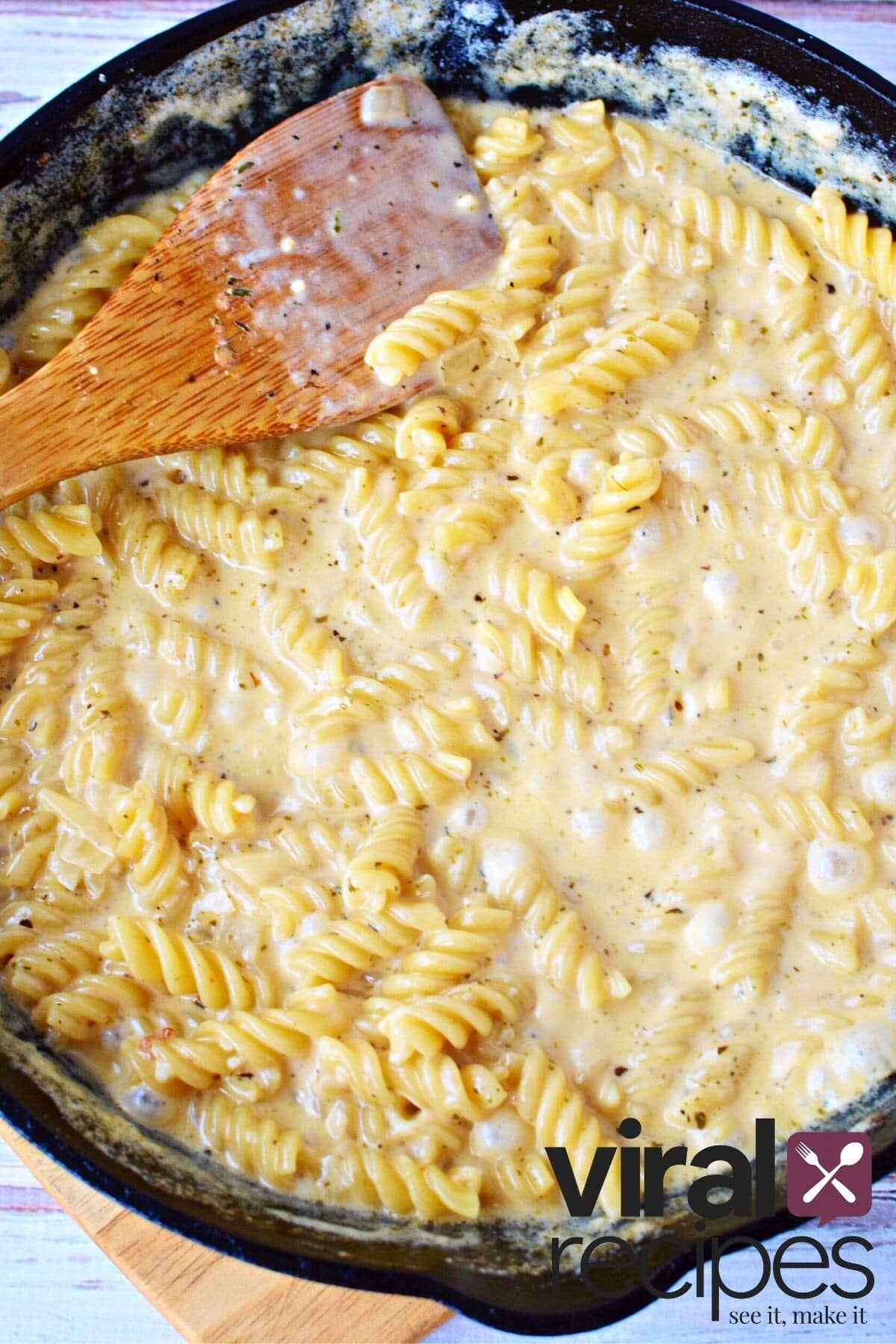creamy pasta dish.