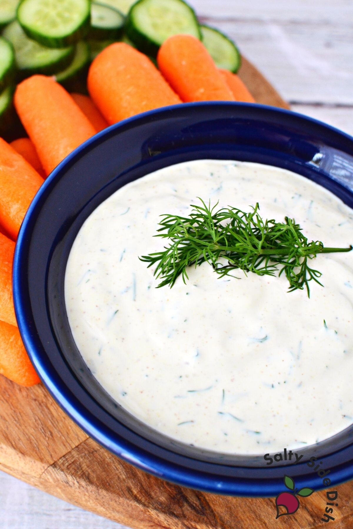 bowl of dip on a table.