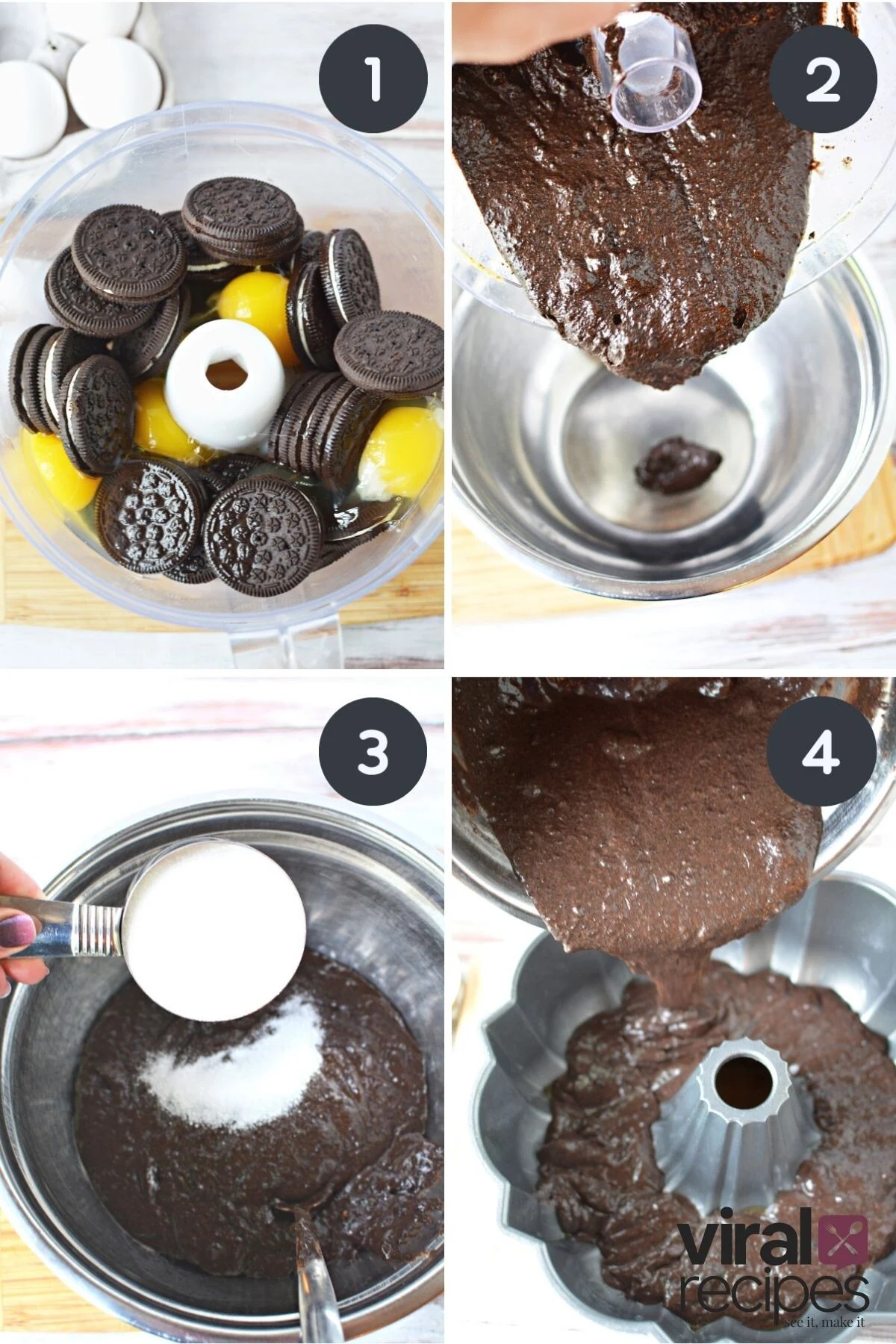 how to make oreo bundt cake.