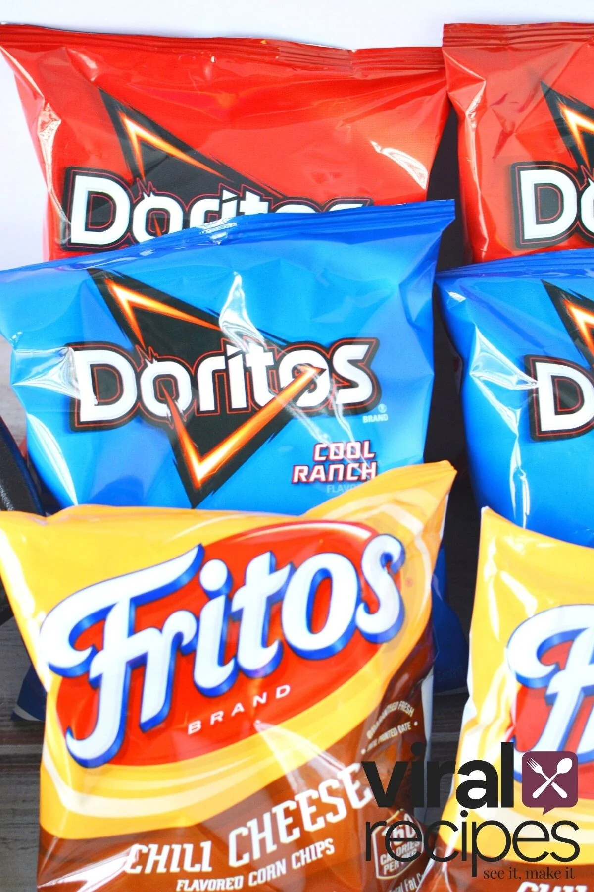 bags of snack chips.