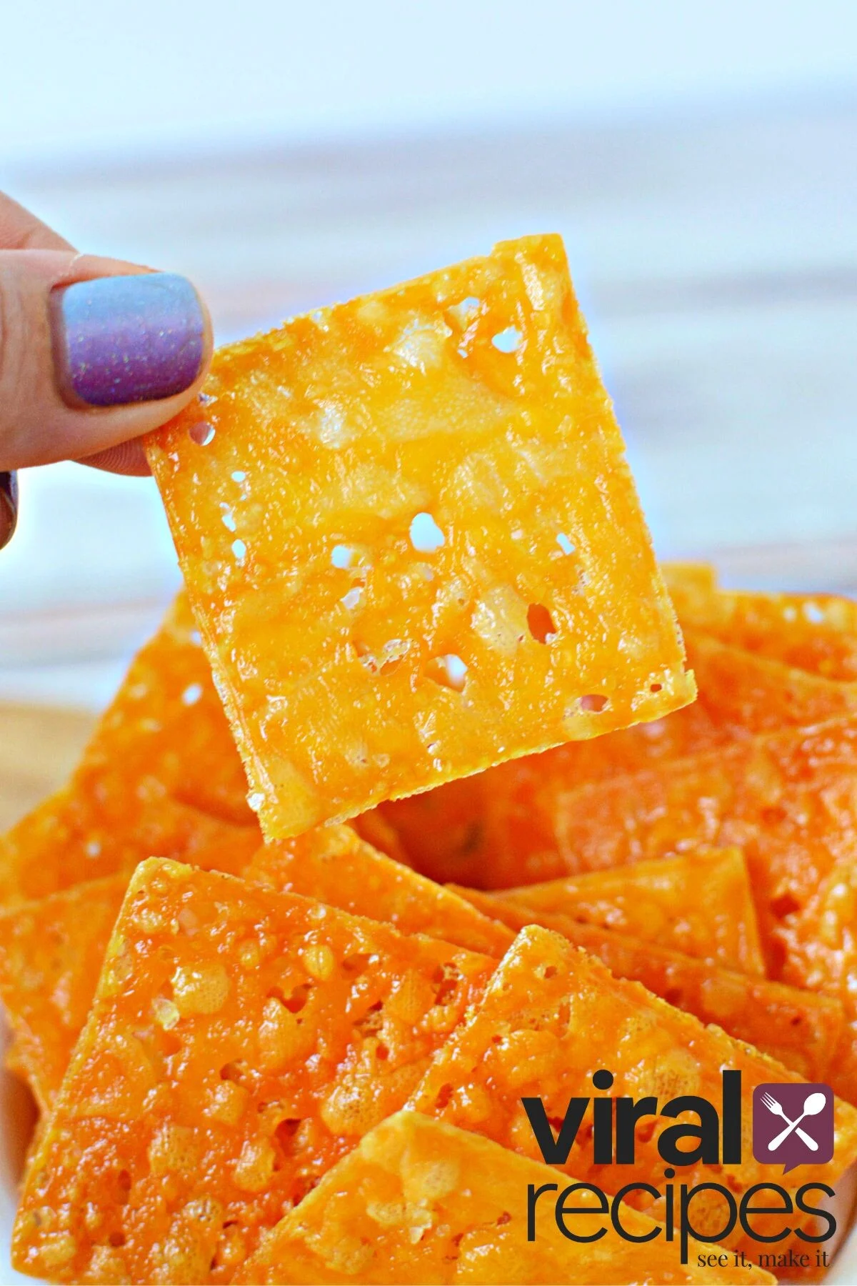 small cheese it cracker.