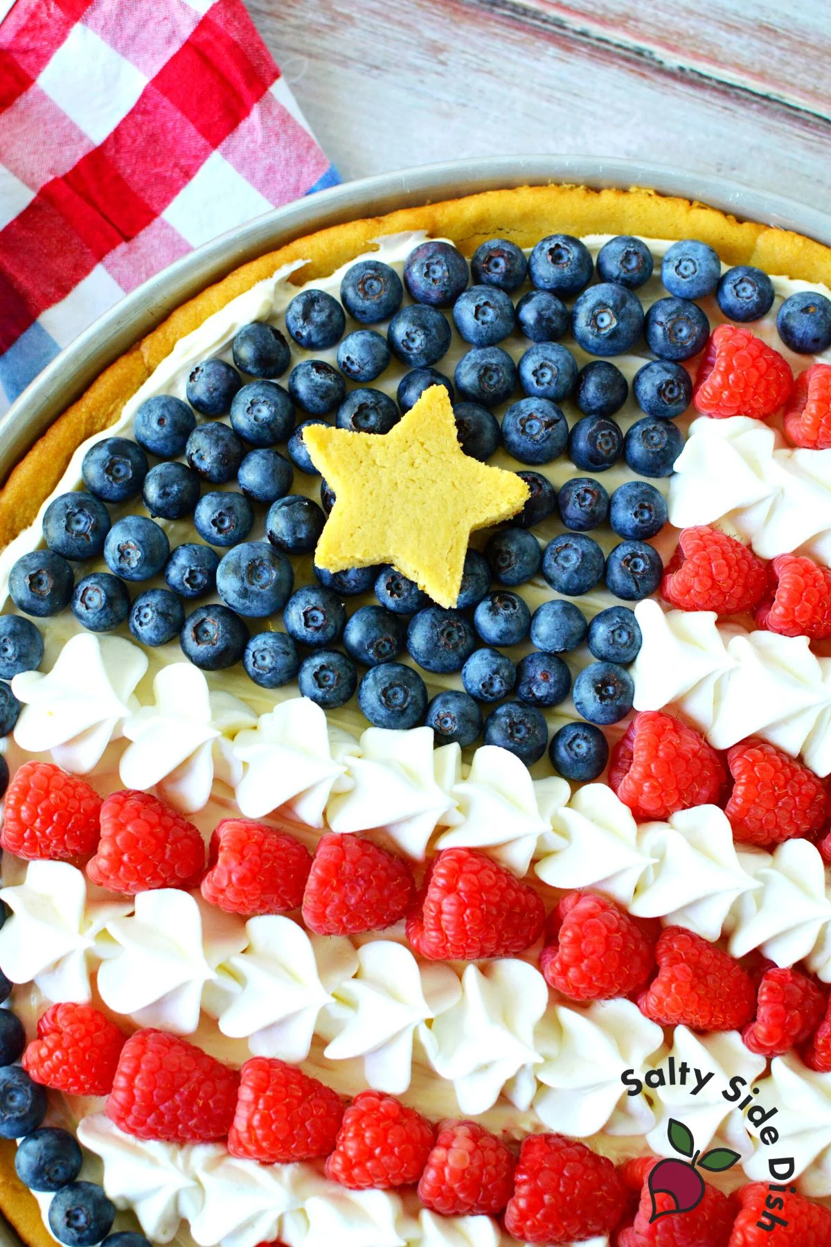Flag Fruit Pizza