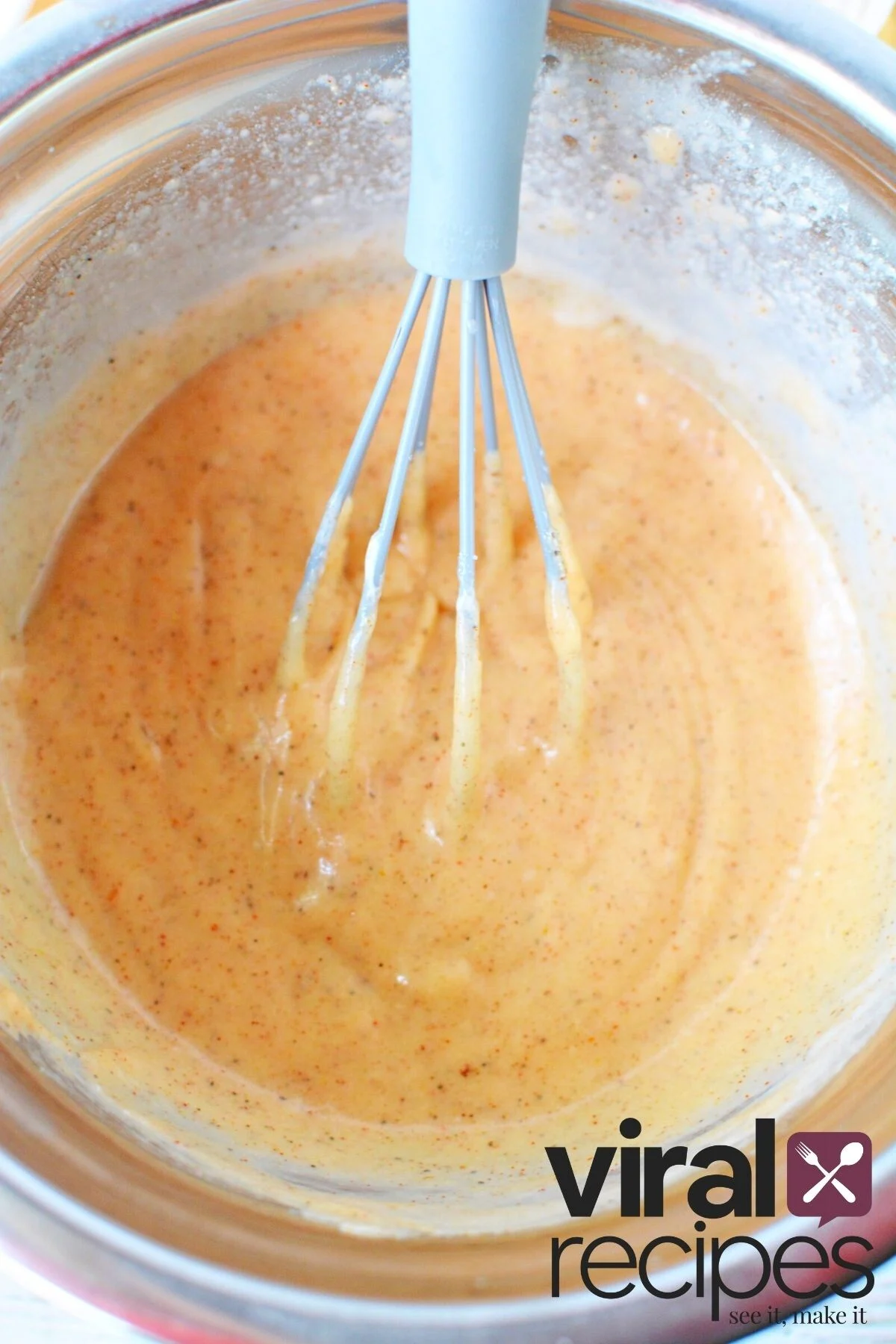 yum yum sauce in a mixing bowl.
