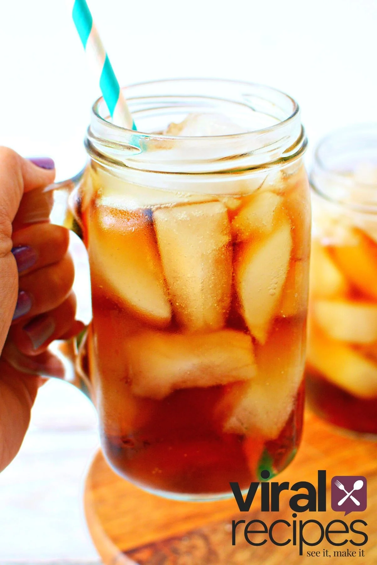 tiktoks trending cola recipe for a healthier beverage option.