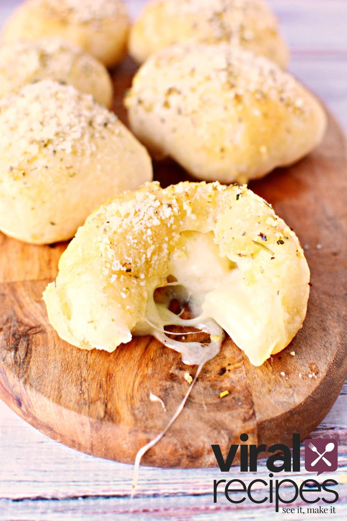 viral cheese biscuits with canned rolls.