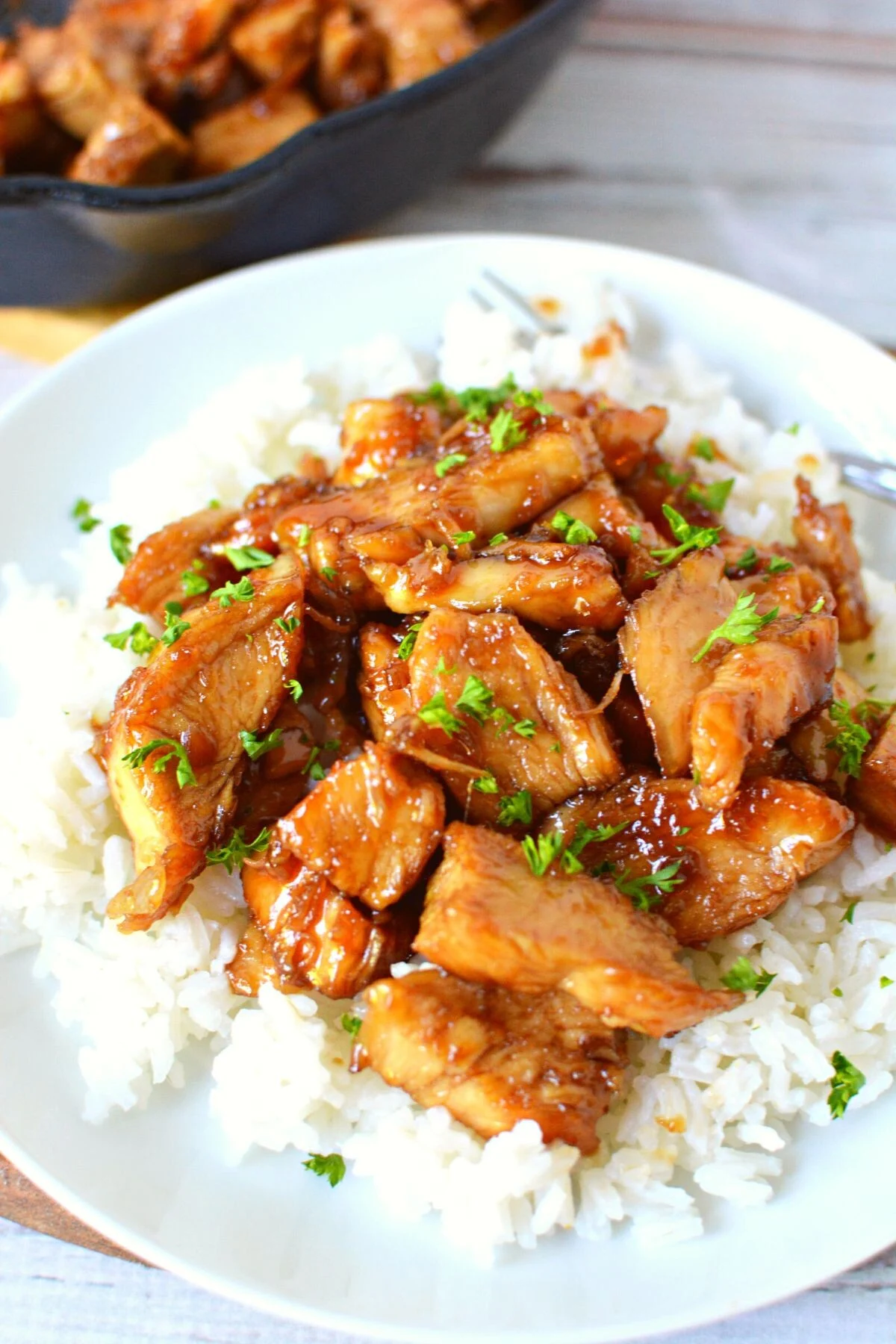 viral tiktok bourbon chicken recipe.