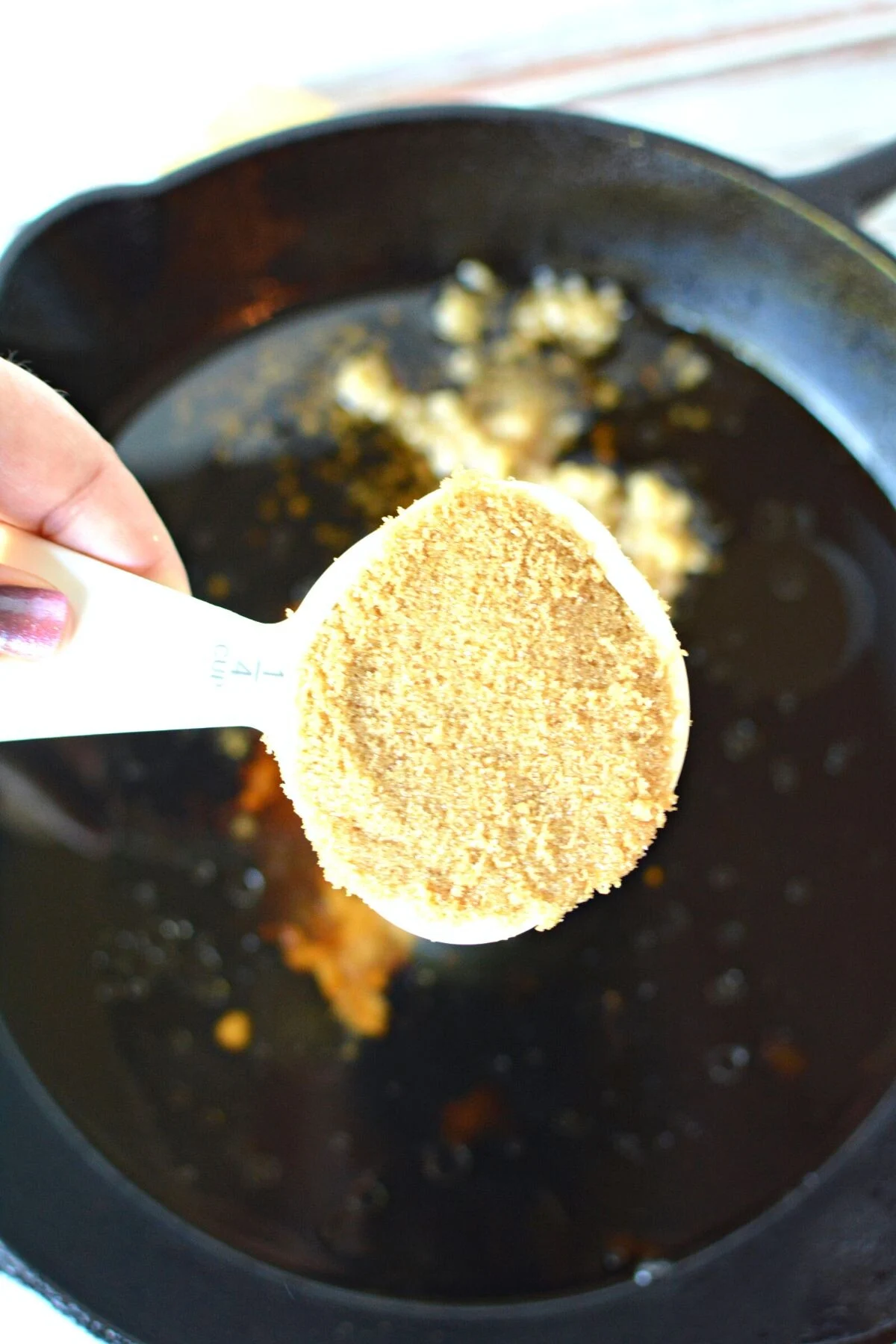brown sugar glaze.