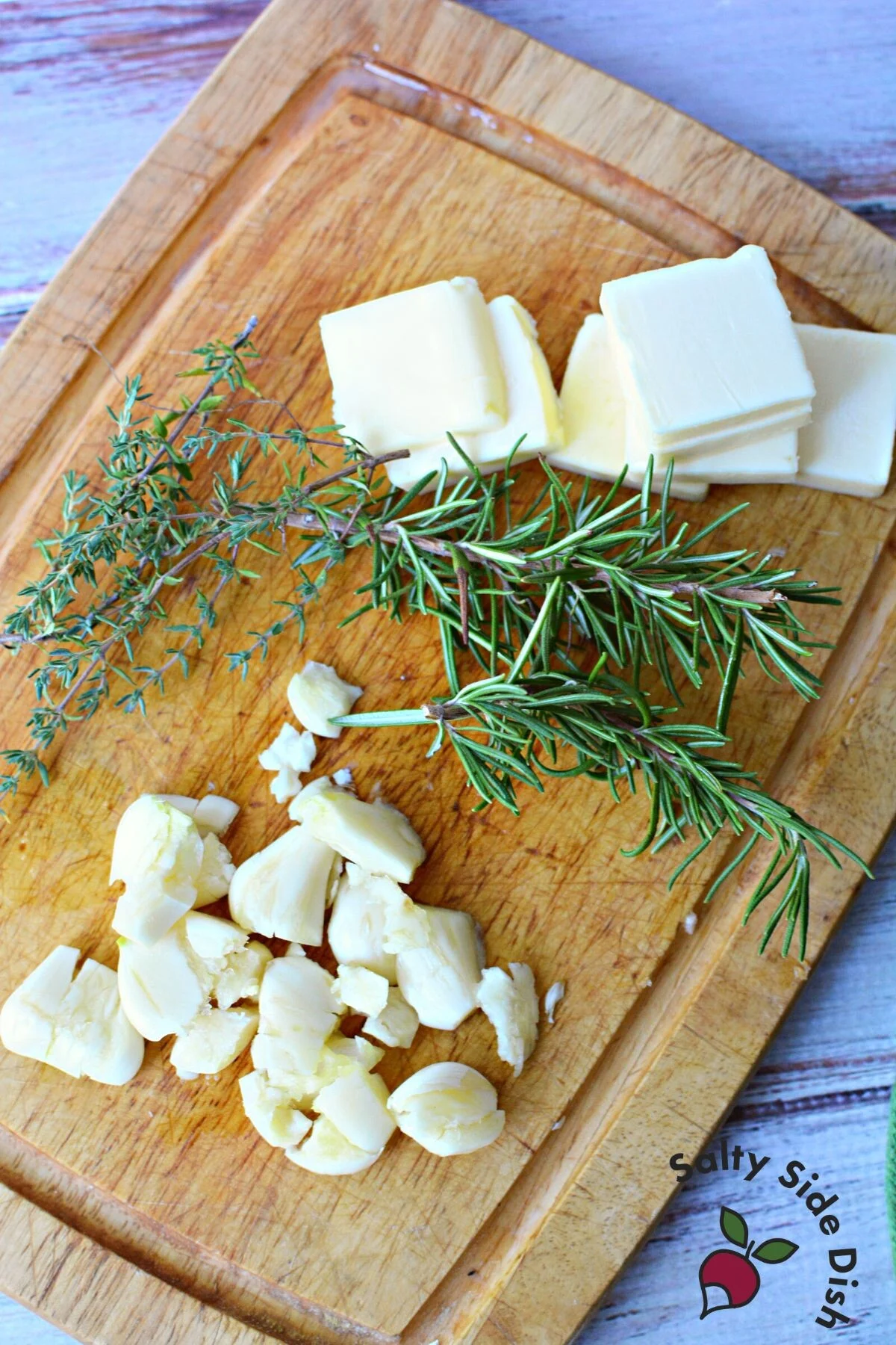 potato herbs.