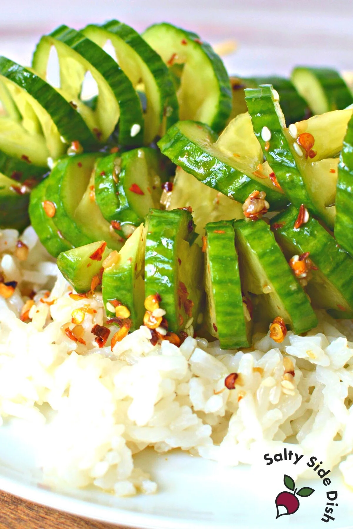 tiktok cucumber salad recipe.
