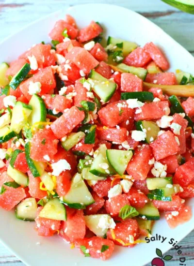 easy watermelon side dish recipe.