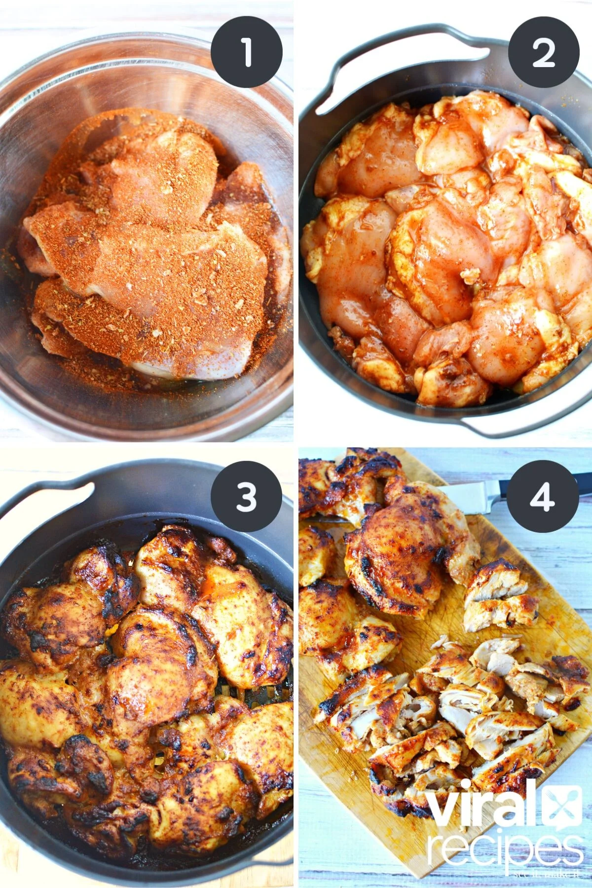 air fryer chicken thighs for tortilla wrap.