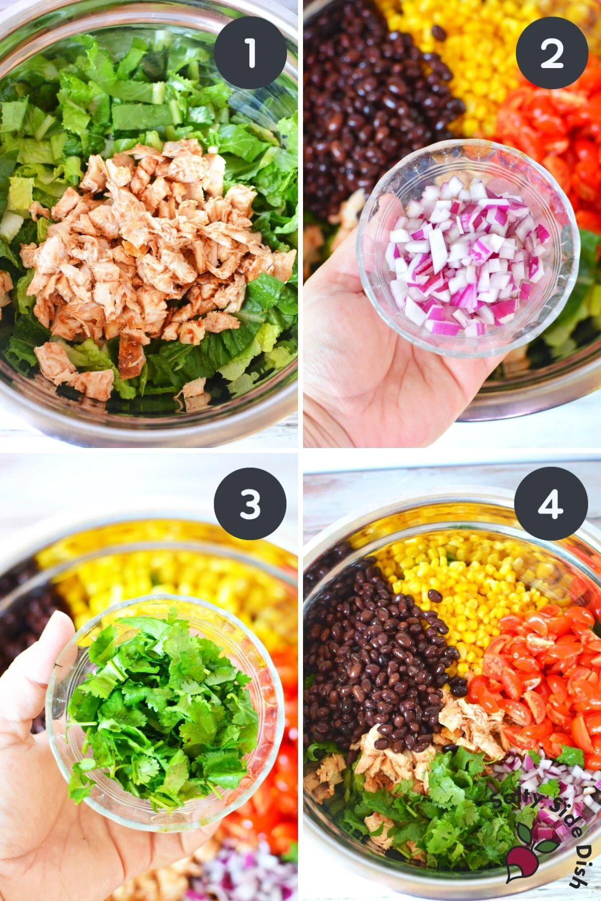 viral tiktok bbq chicken salad recipe.
