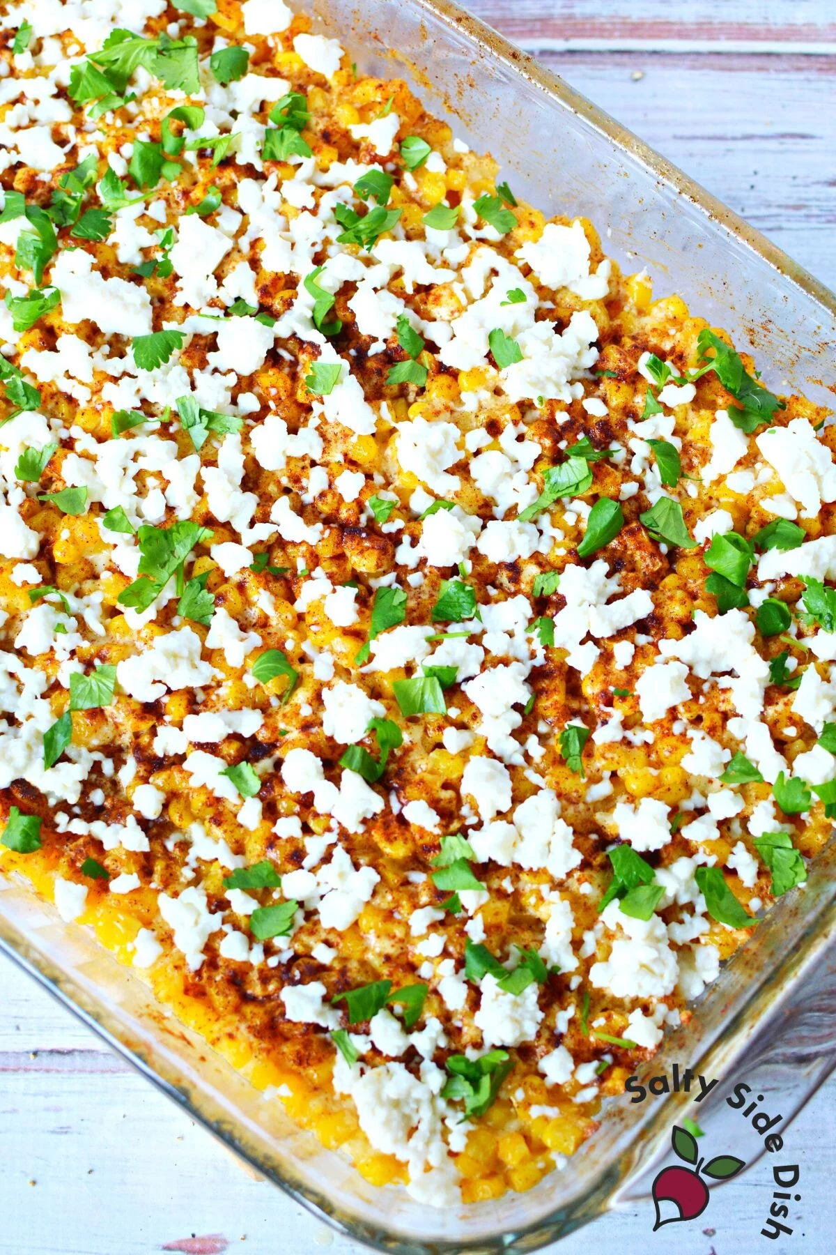 easiest street corn casserole side dish recipe.